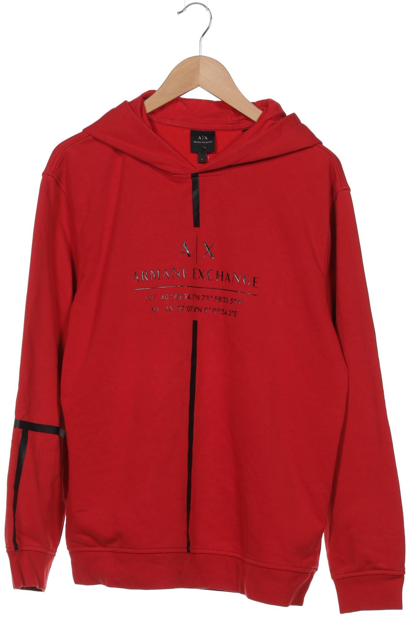 

AX Armani Exchange Herren Kapuzenpullover, rot, Gr. 52