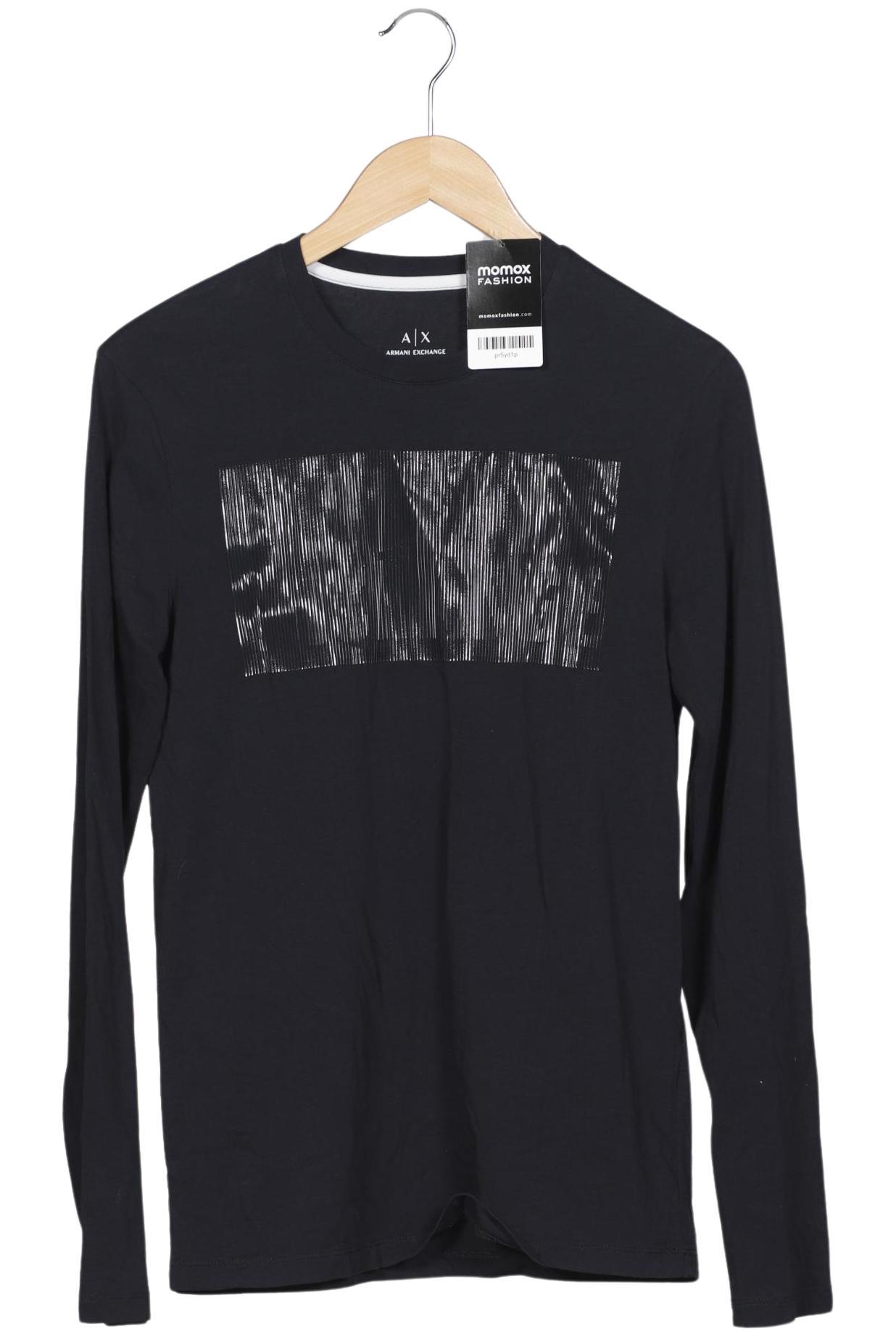 

AX Armani Exchange Herren Langarmshirt, marineblau, Gr. 46