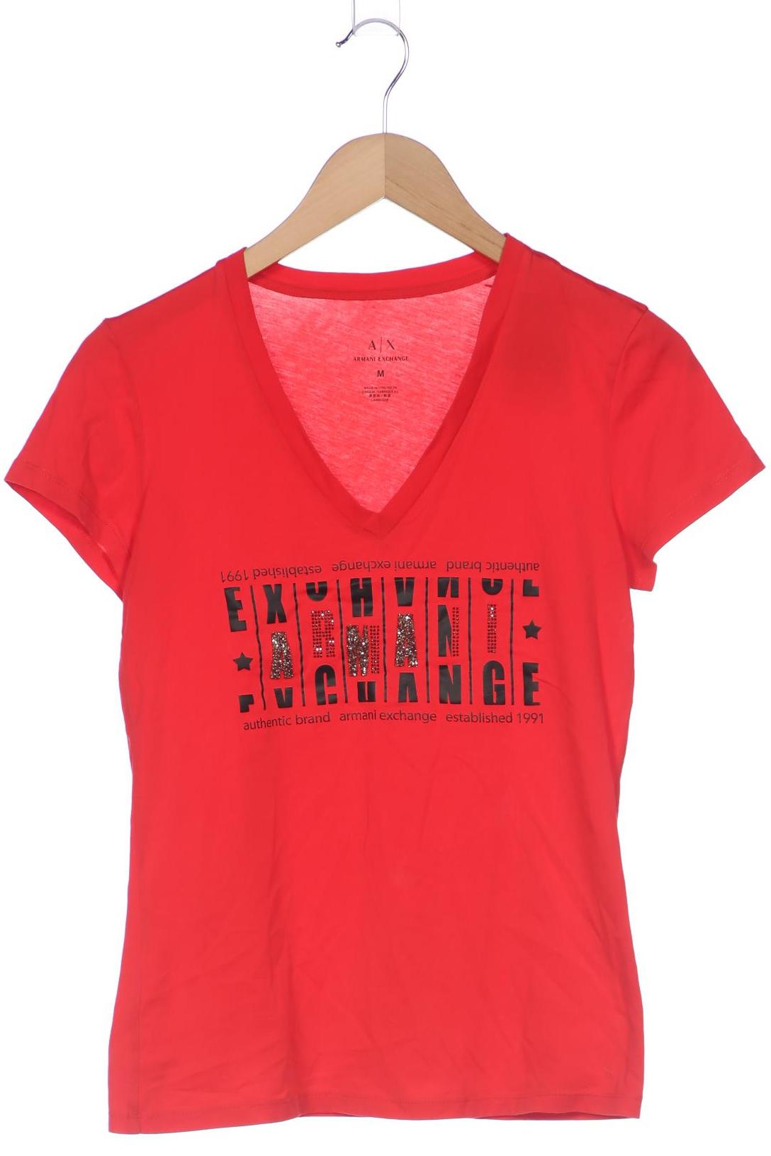 

AX Armani Exchange Damen T-Shirt, rot, Gr. 38