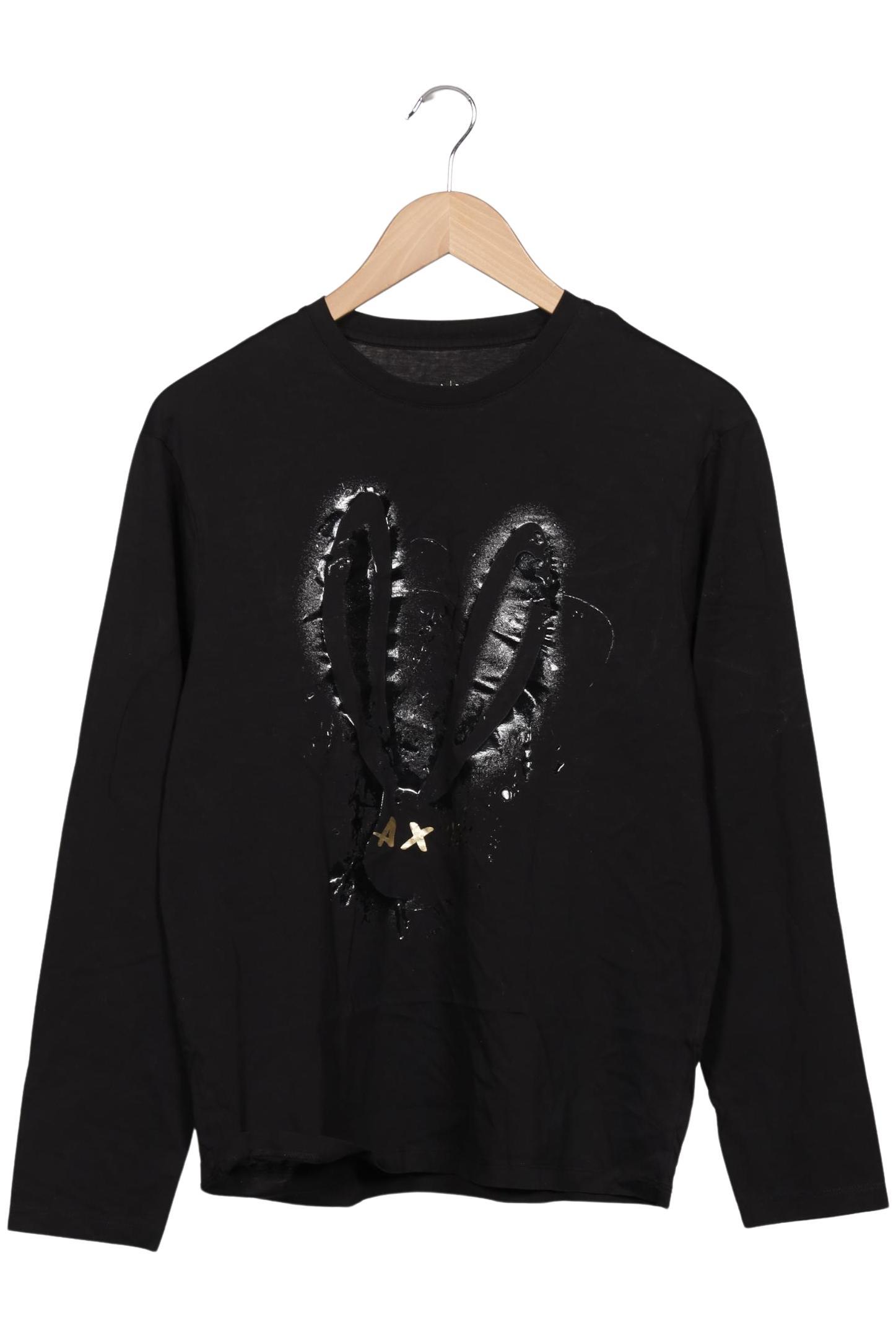 

AX Armani Exchange Damen Langarmshirt, schwarz, Gr. 38