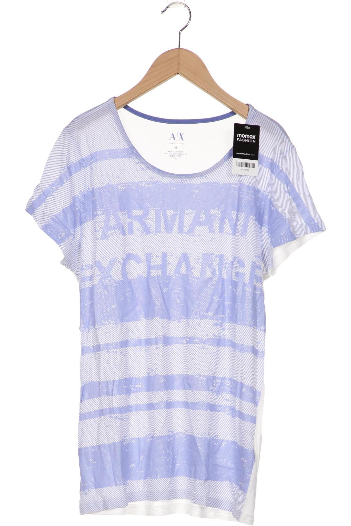

AX Armani Exchange Damen T-Shirt, hellblau