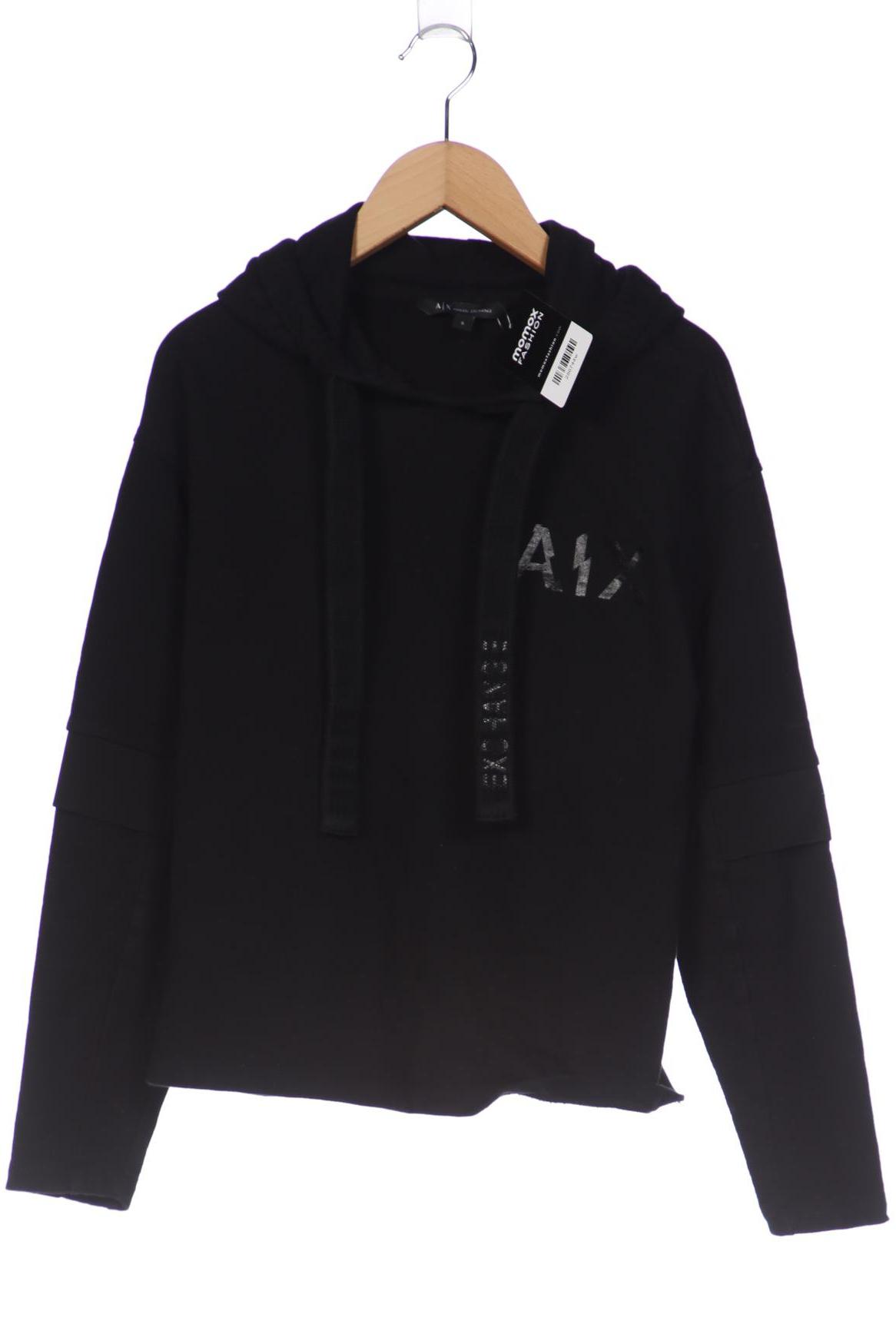 

AX Armani Exchange Damen Kapuzenpullover, schwarz, Gr. 36