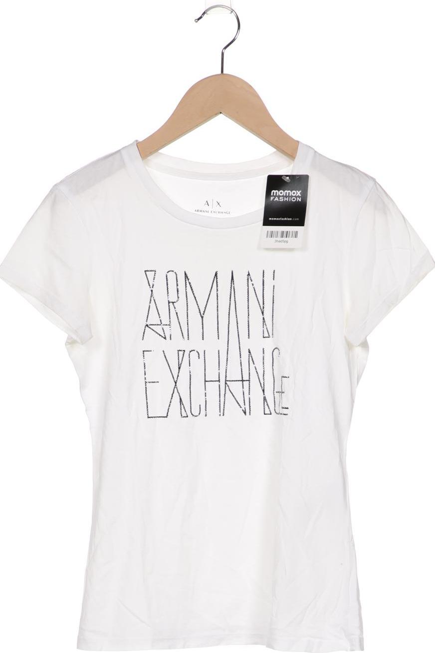 

AX Armani Exchange Damen T-Shirt, weiß