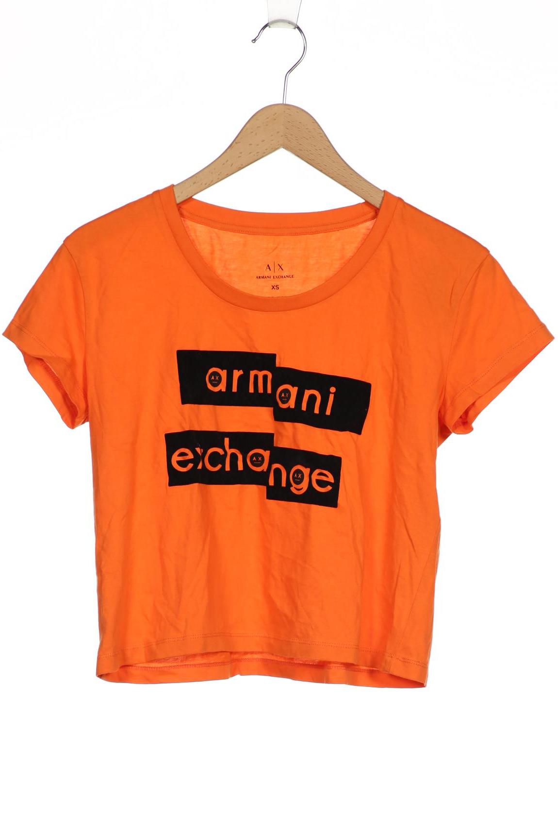 

AX Armani Exchange Damen T-Shirt, orange, Gr. 34