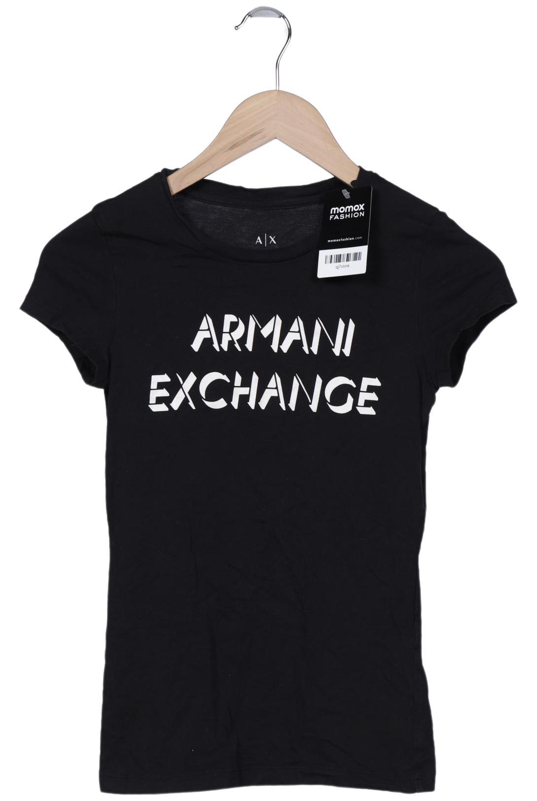 

AX Armani Exchange Damen T-Shirt, schwarz, Gr. 34