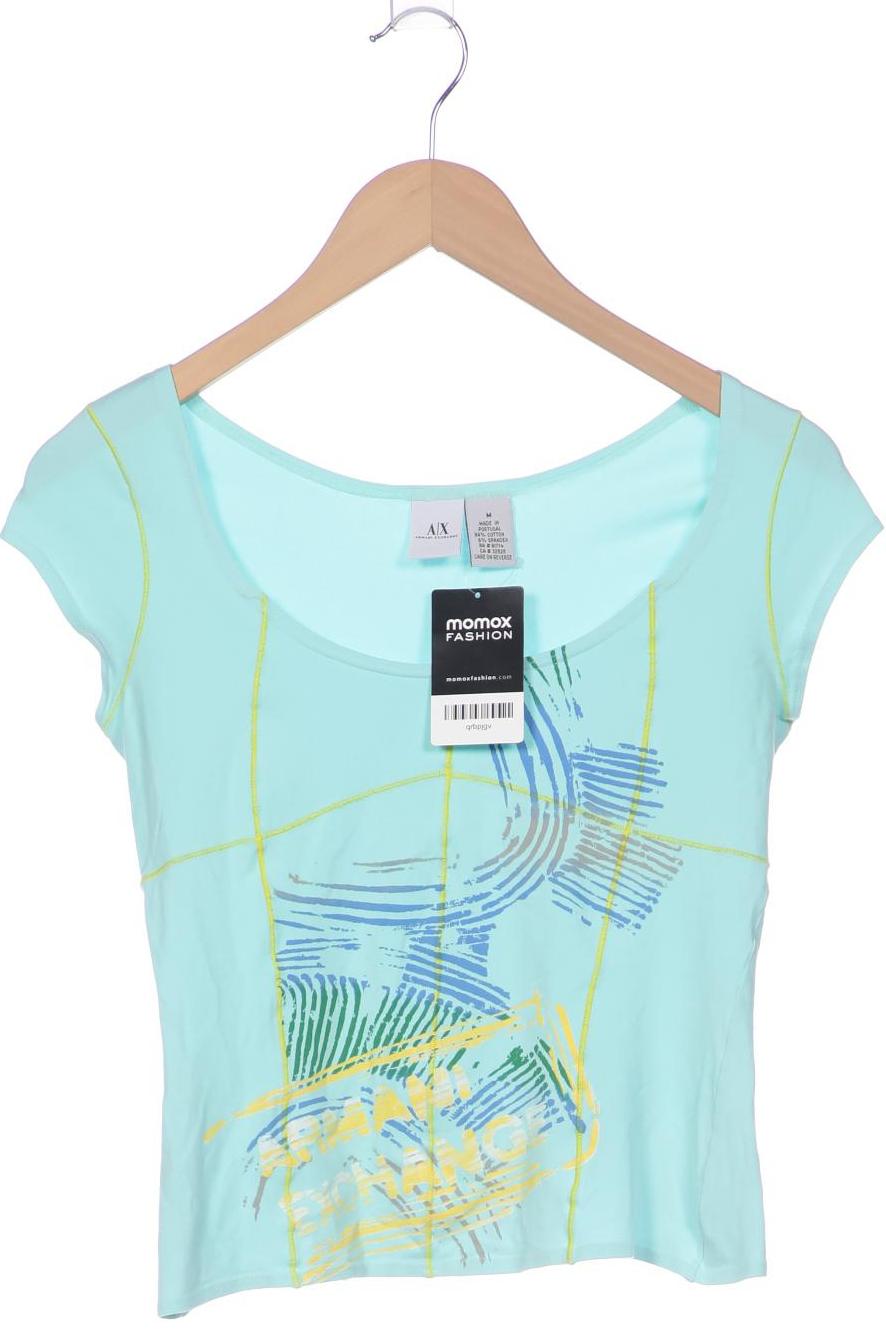 

AX Armani Exchange Damen T-Shirt, türkis, Gr. 38