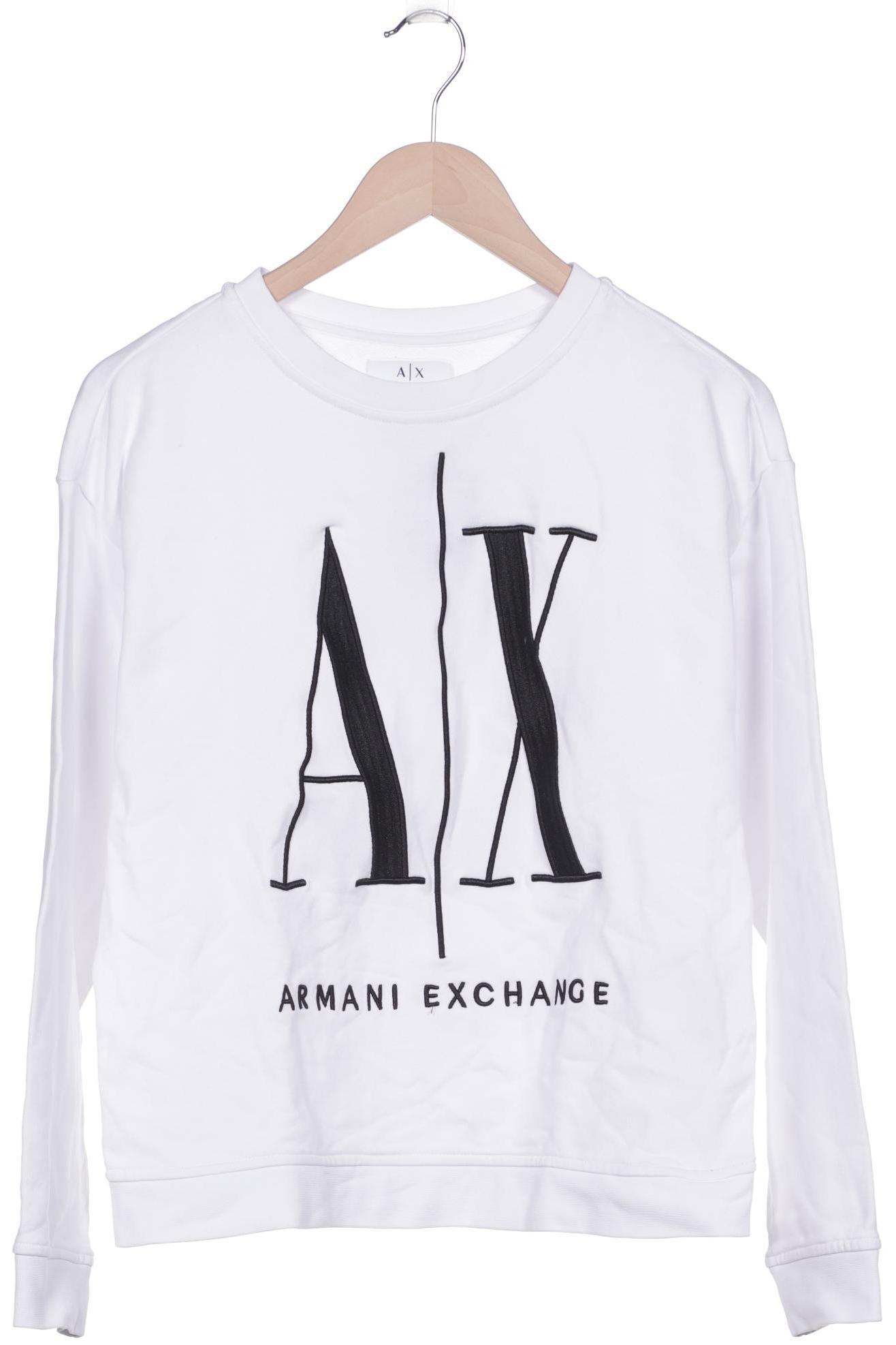 

AX Armani Exchange Damen Sweatshirt, weiß