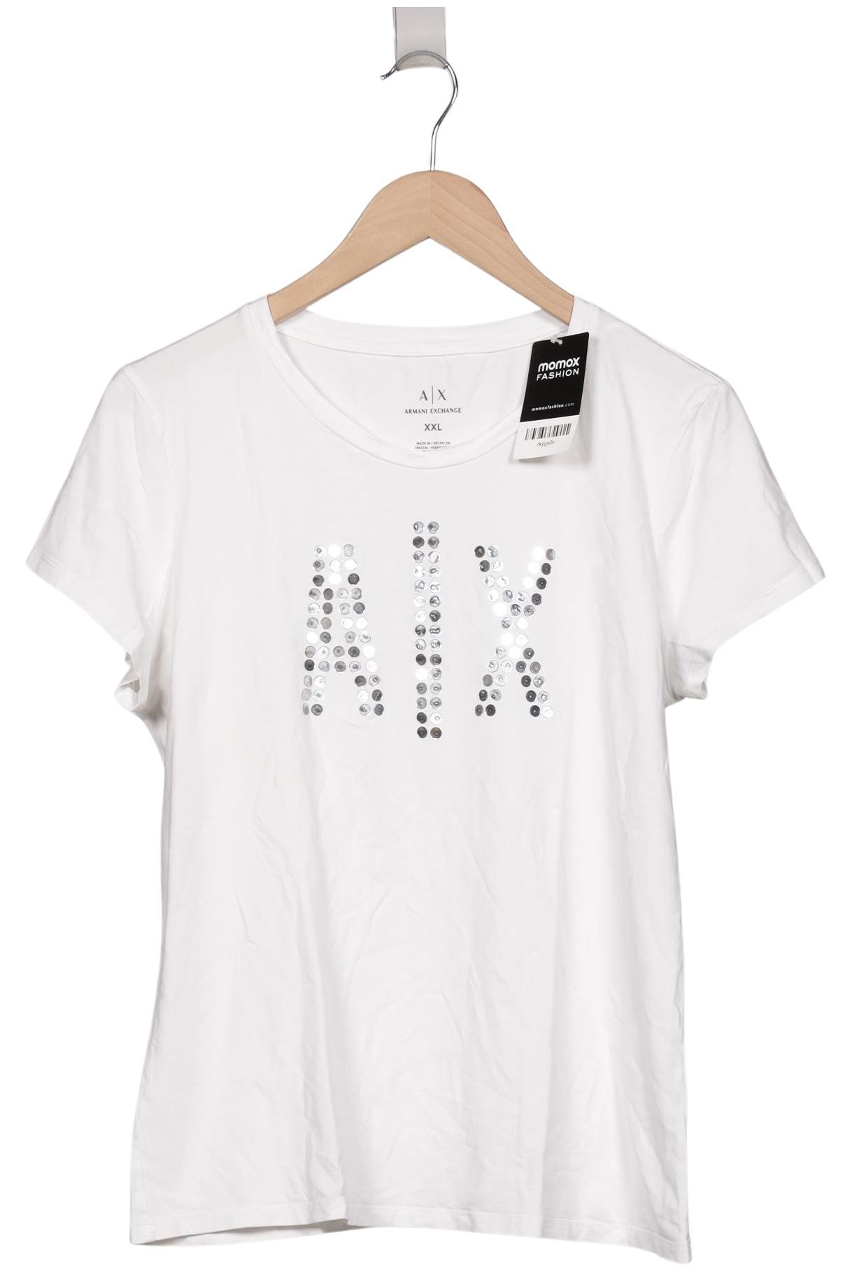 

AX Armani Exchange Damen T-Shirt, weiß, Gr. 46
