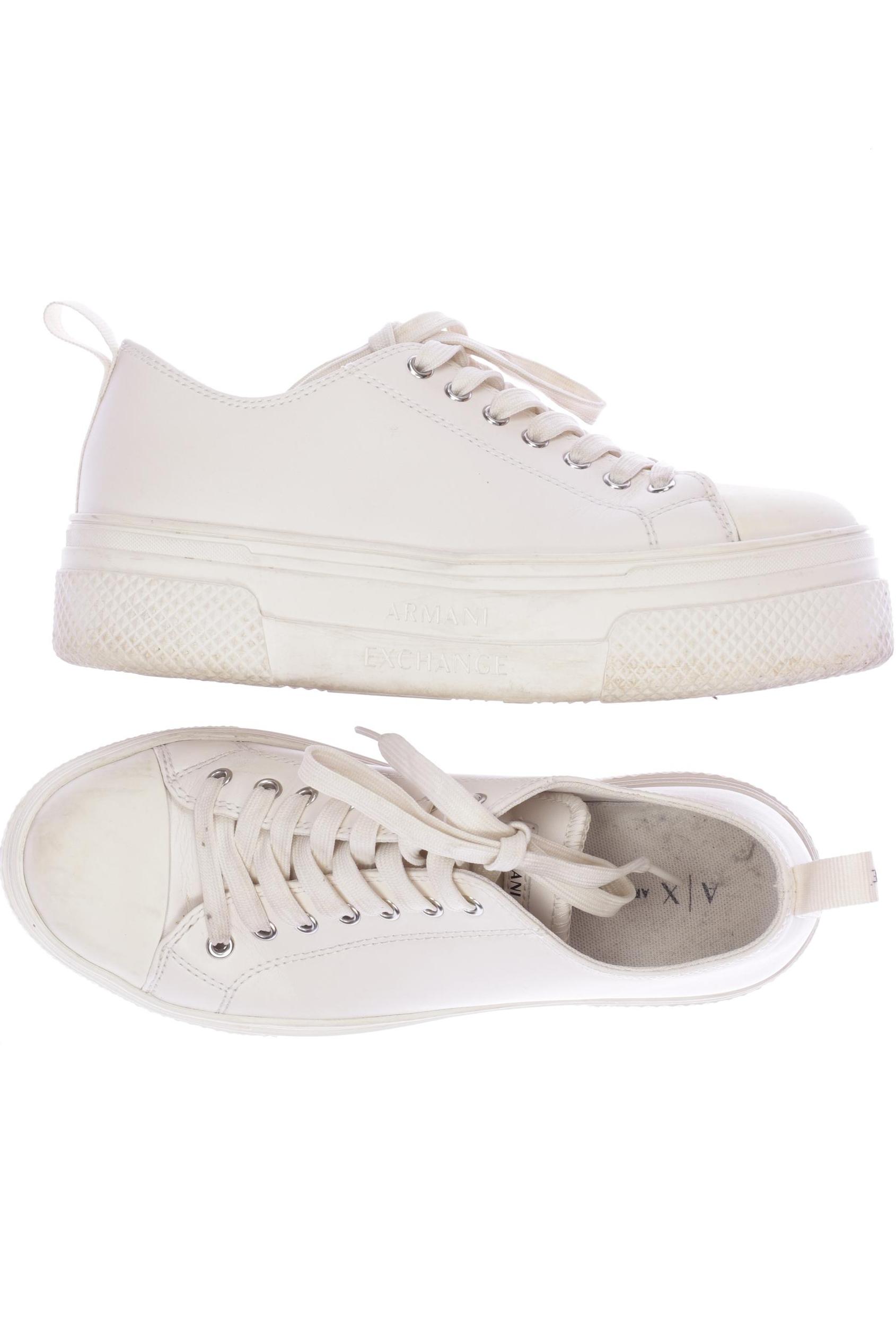 

AX Armani Exchange Damen Sneakers, cremeweiß, Gr. 37