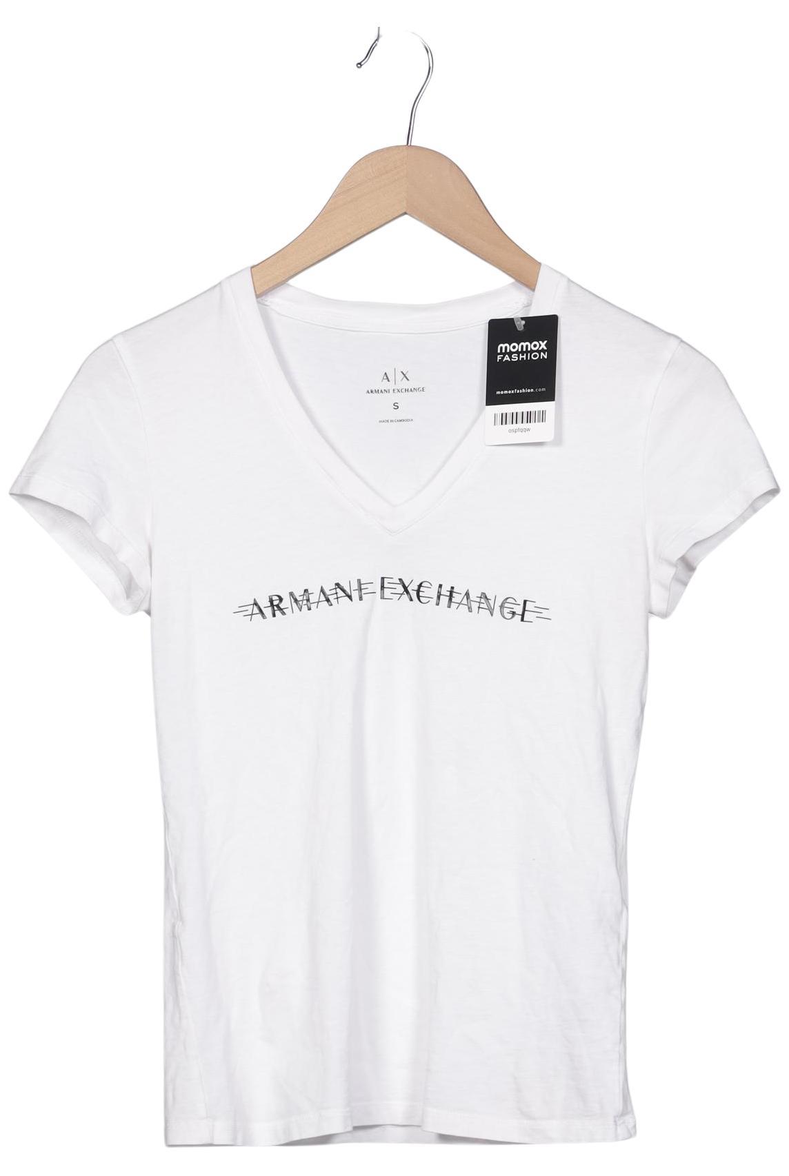 

AX Armani Exchange Damen T-Shirt, weiß, Gr. 36
