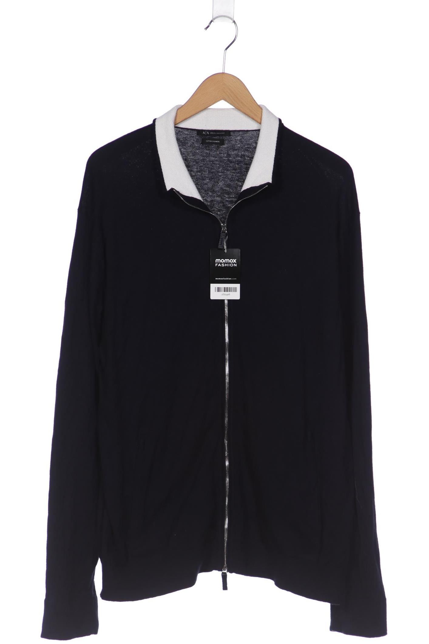 

AX Armani Exchange Herren Strickjacke, marineblau
