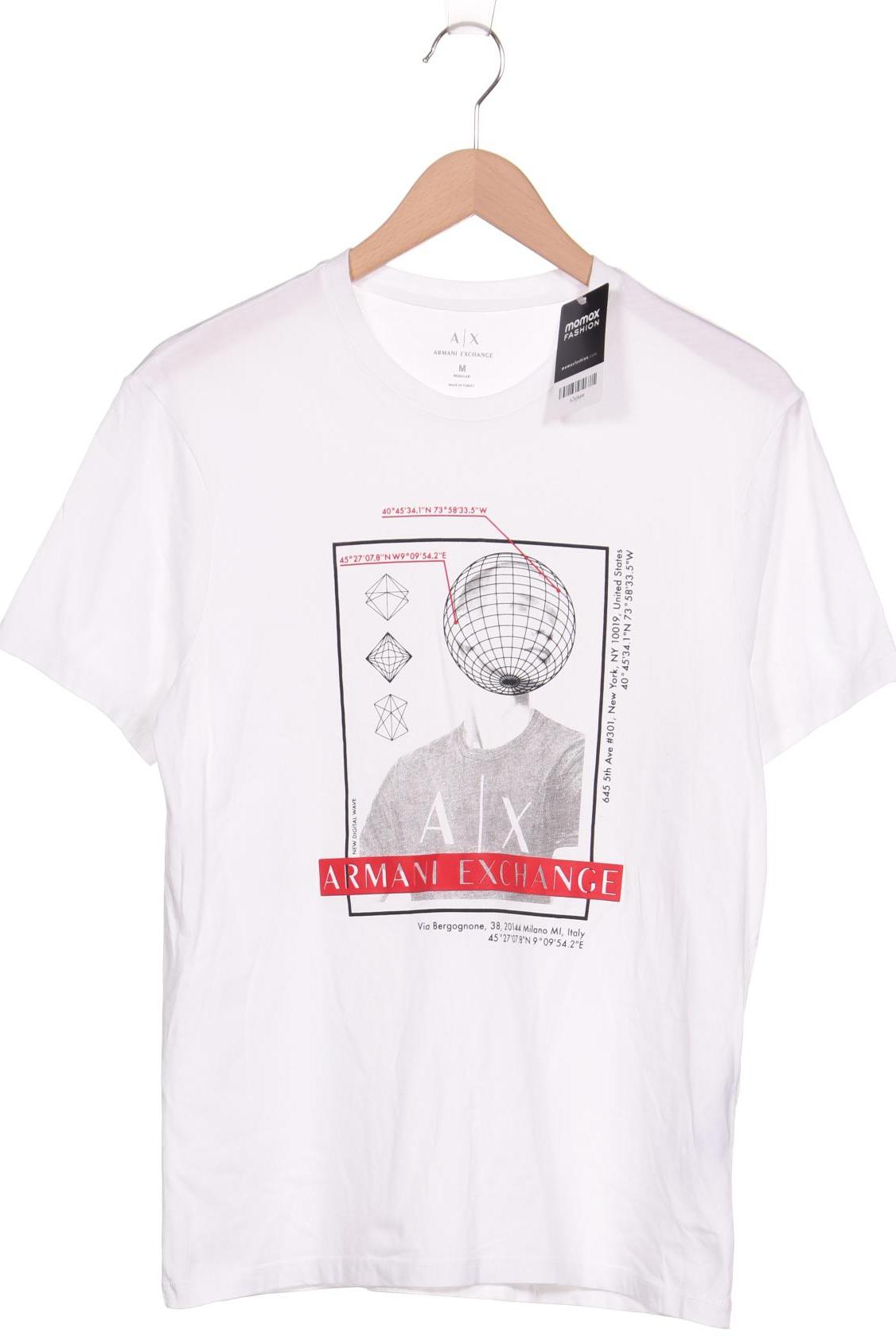 

AX Armani Exchange Damen T-Shirt, weiß