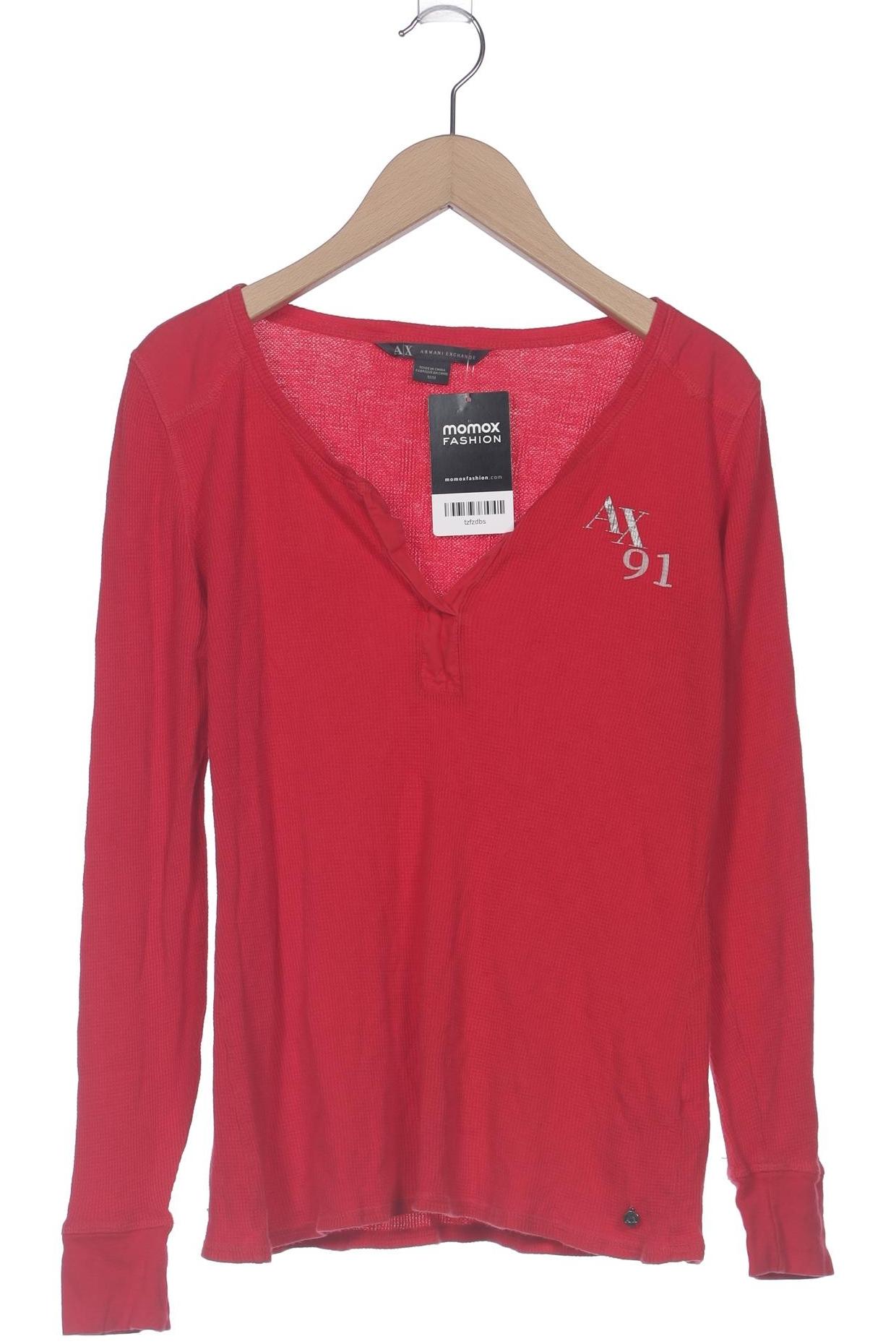

AX Armani Exchange Damen Langarmshirt, rot, Gr. 38