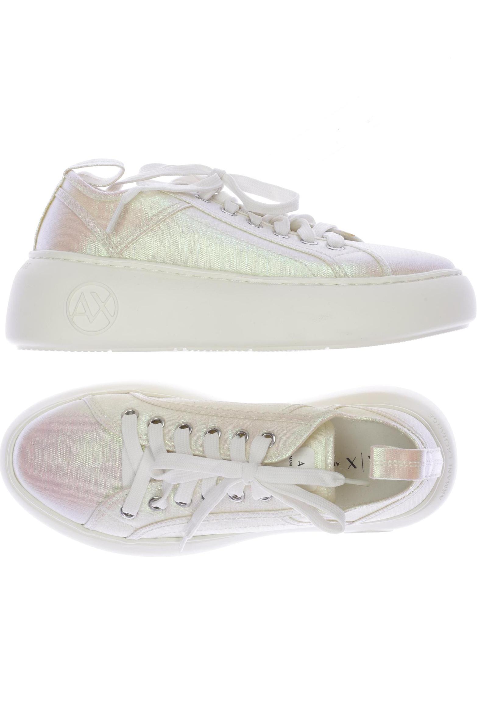 

AX Armani Exchange Damen Sneakers, cremeweiß, Gr. 37