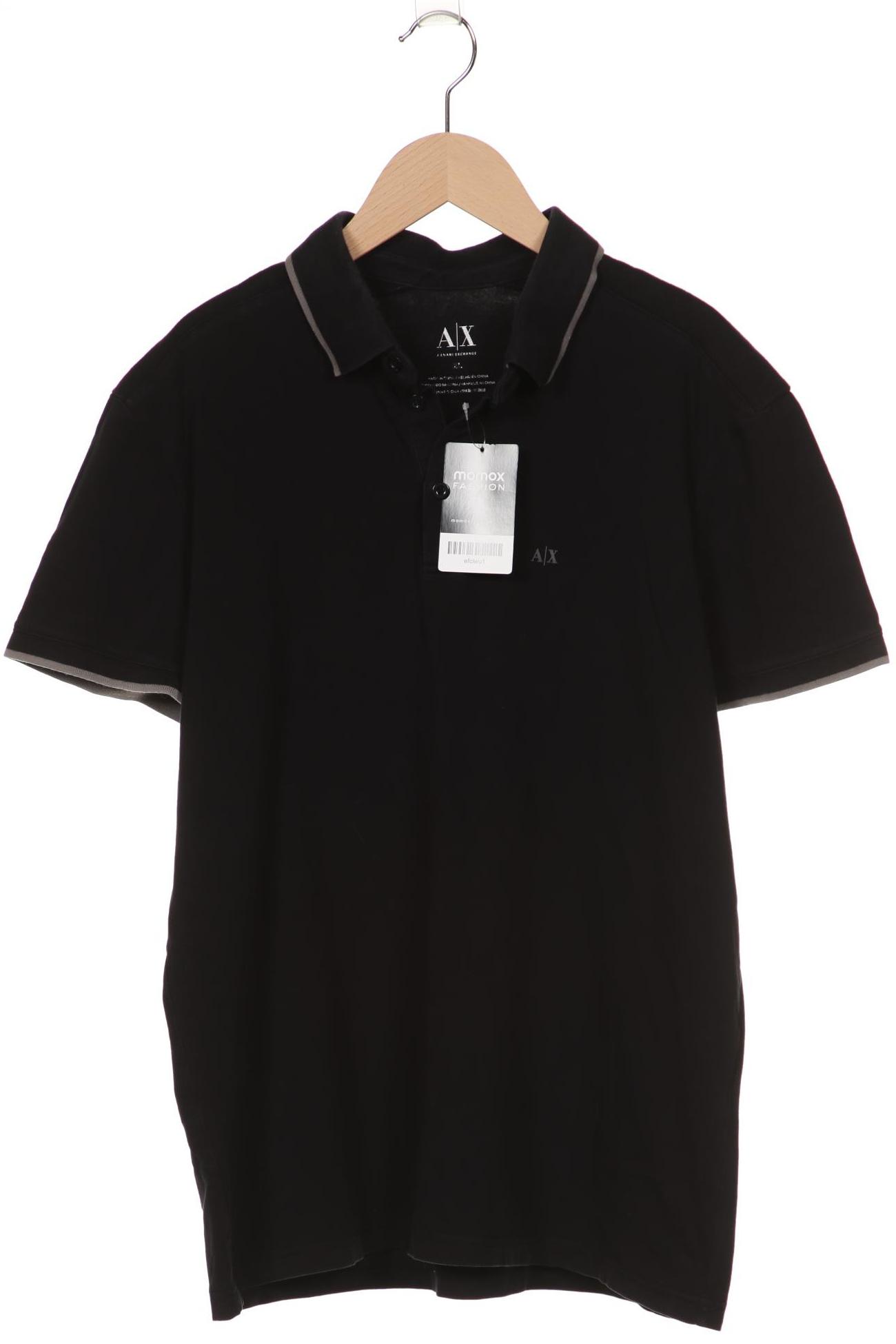 

AX Armani Exchange Herren Poloshirt, schwarz