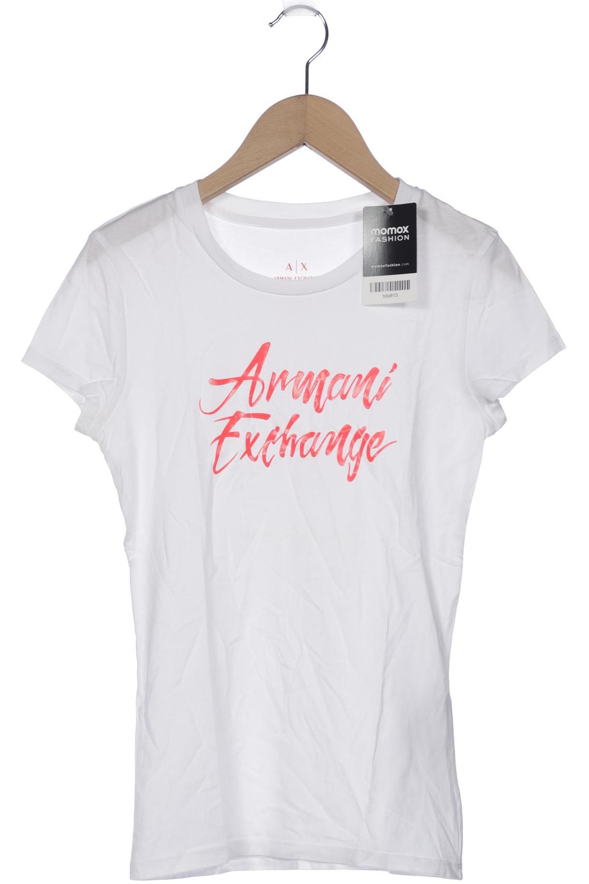 

AX Armani Exchange Damen T-Shirt, weiß