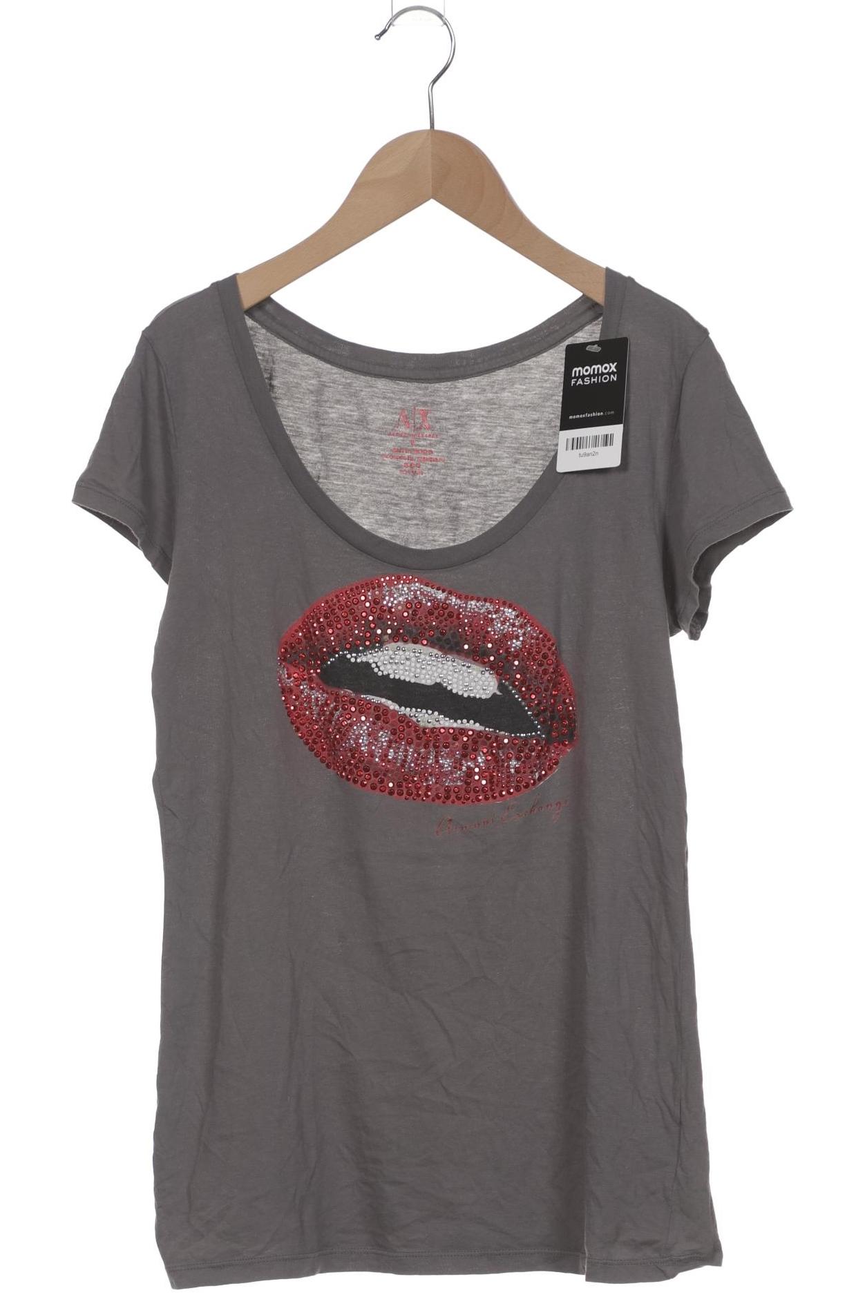 

AX Armani Exchange Damen T-Shirt, grau, Gr. 36