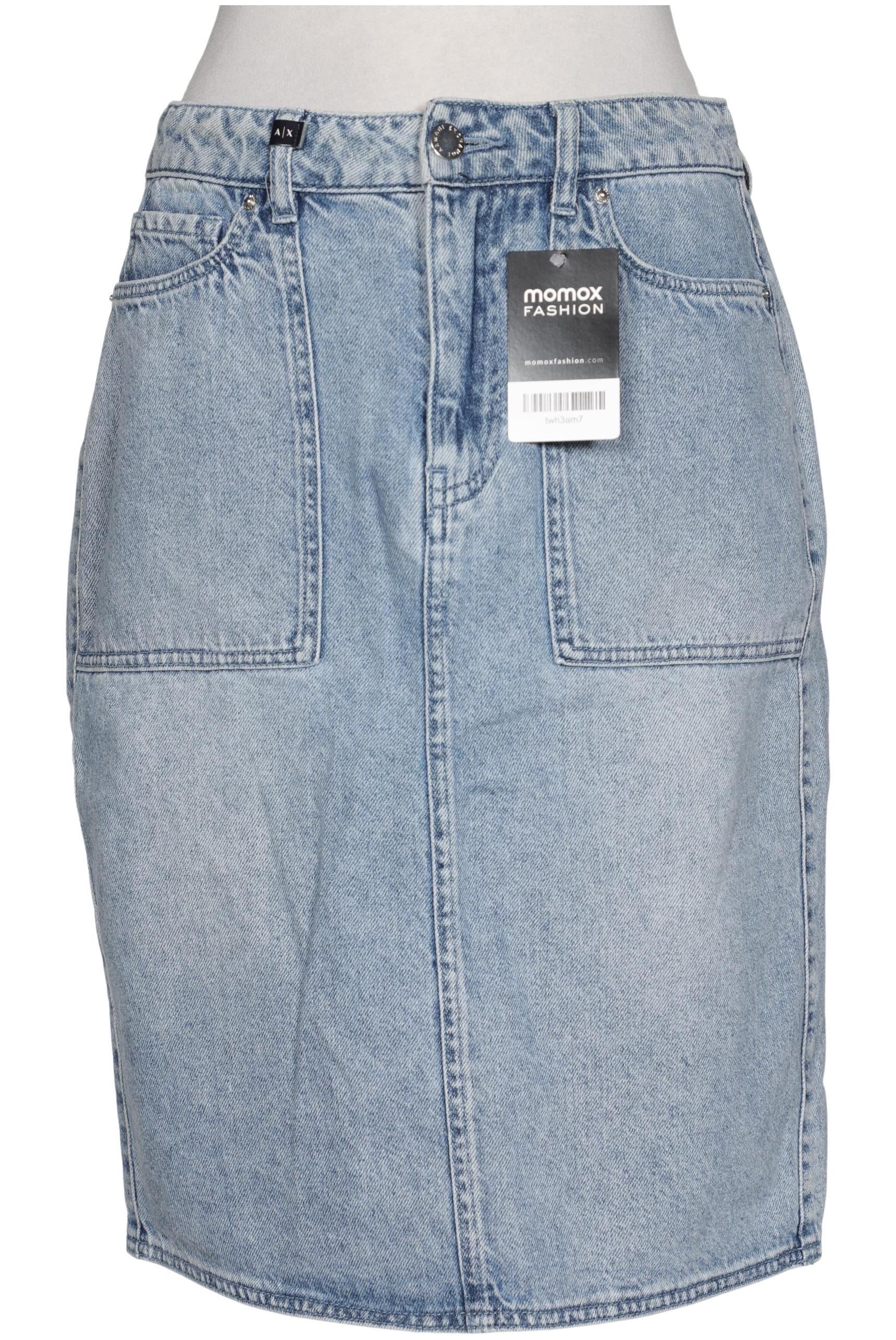 

AX Armani Exchange Damen Rock, hellblau, Gr. 36