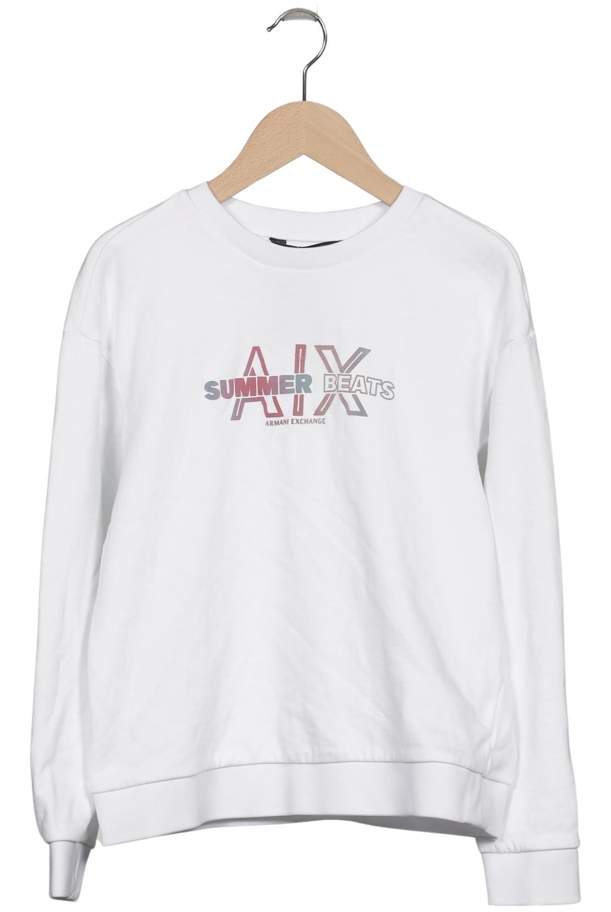 

AX Armani Exchange Damen Sweatshirt, weiß, Gr. 36