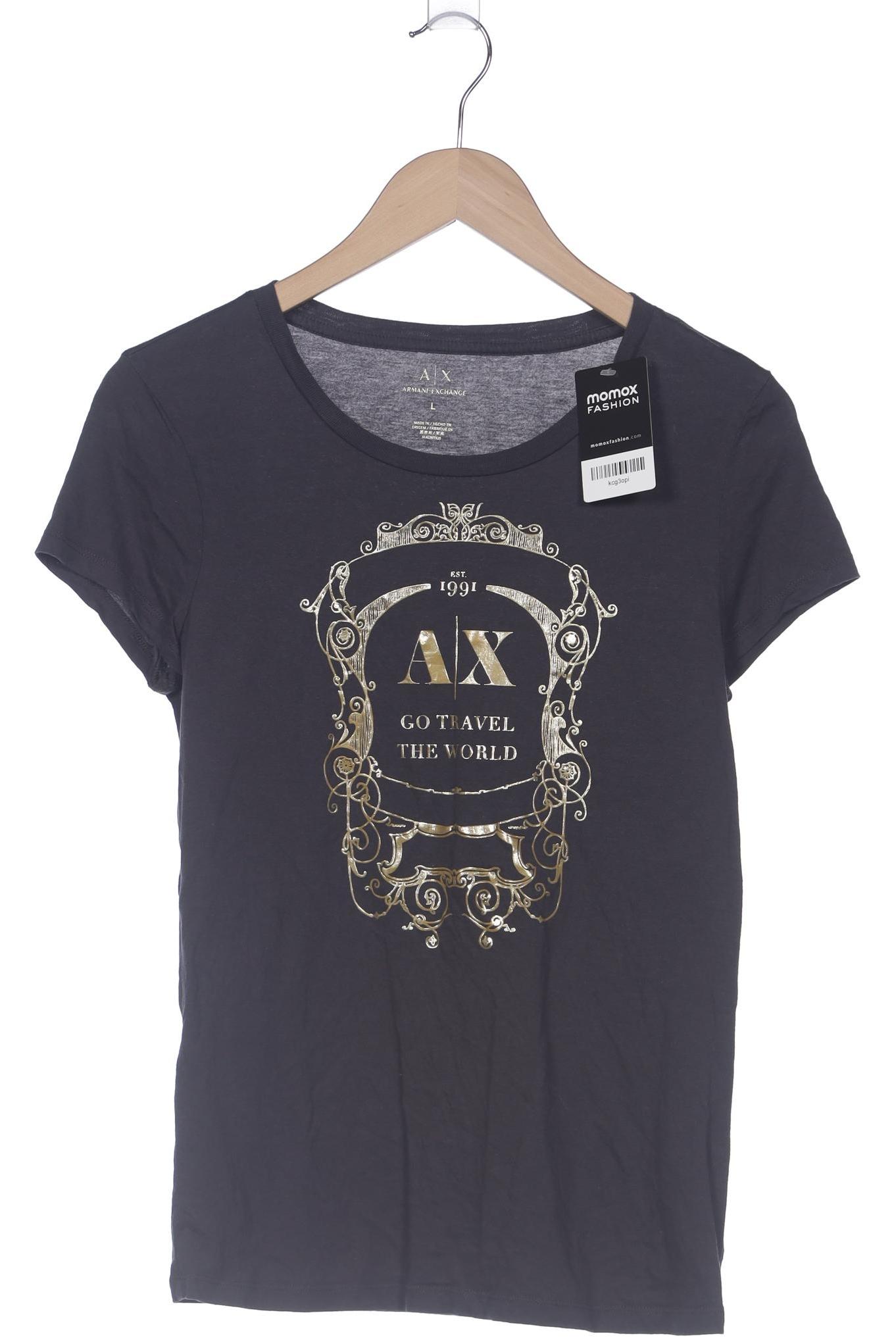 

AX Armani Exchange Damen T-Shirt, grau, Gr. 42