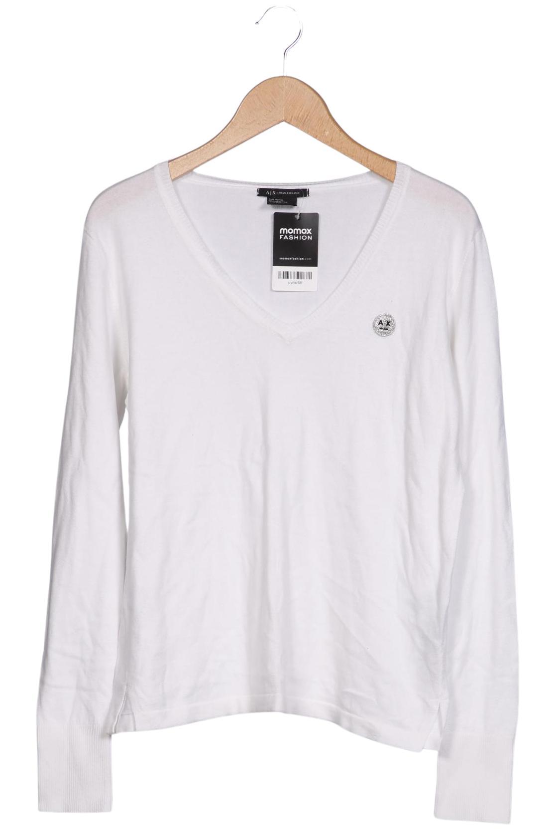 

AX Armani Exchange Damen Pullover, weiß, Gr. 44