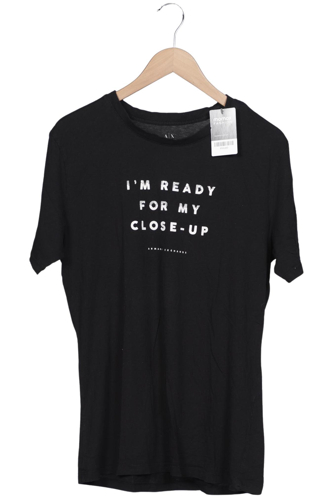 

AX Armani Exchange Damen T-Shirt, schwarz, Gr. 44