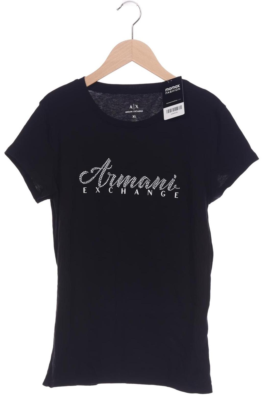 

AX Armani Exchange Damen T-Shirt, schwarz, Gr. 44
