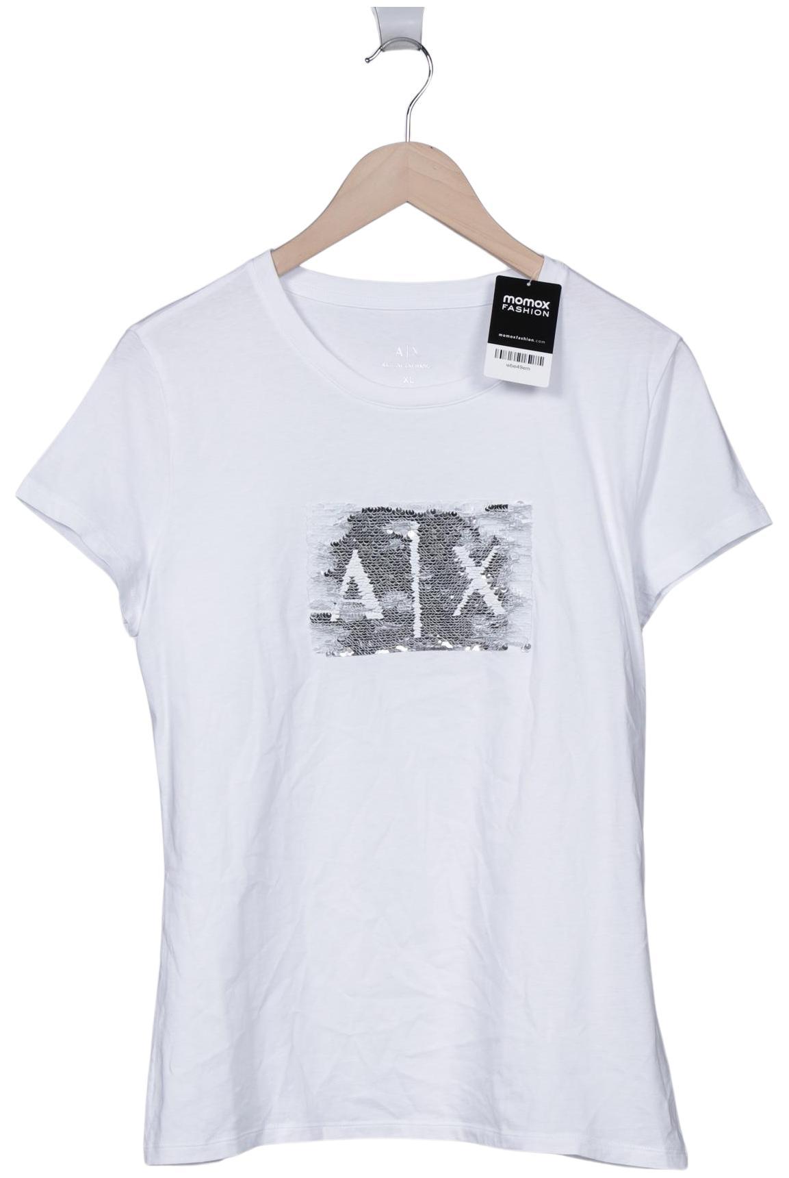 

AX Armani Exchange Damen T-Shirt, weiß, Gr. 44