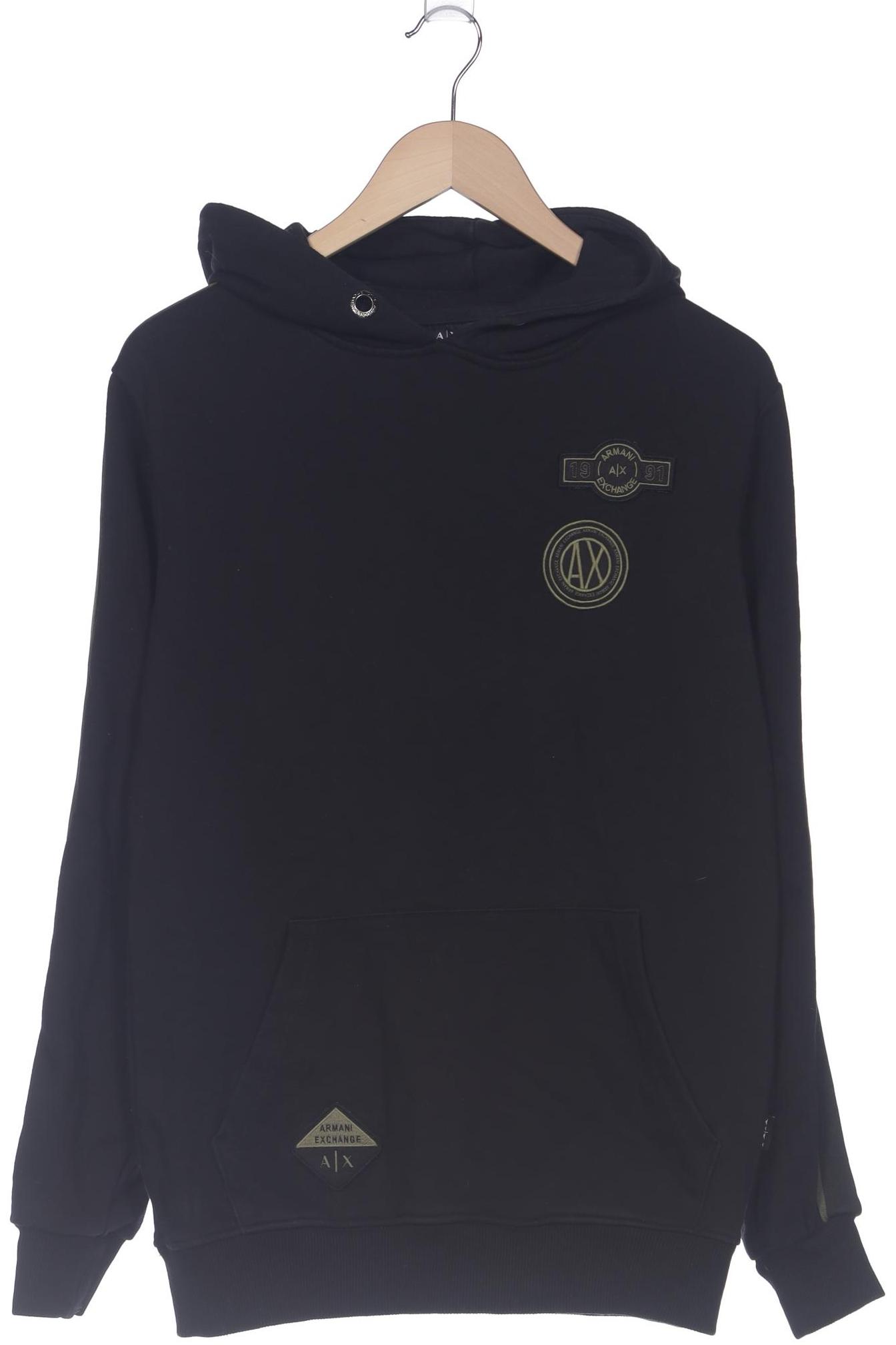 

AX Armani Exchange Herren Kapuzenpullover, schwarz, Gr. 48