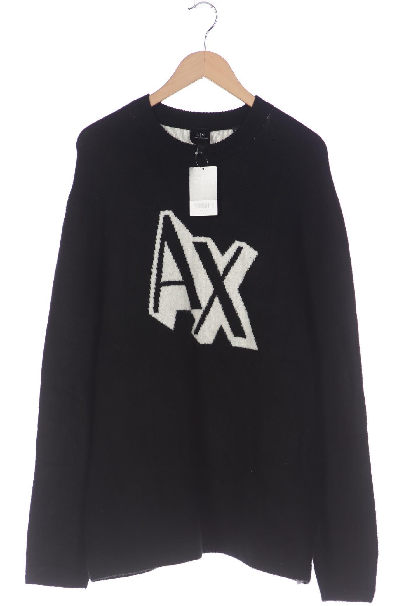 

AX Armani Exchange Herren Pullover, schwarz, Gr. 56