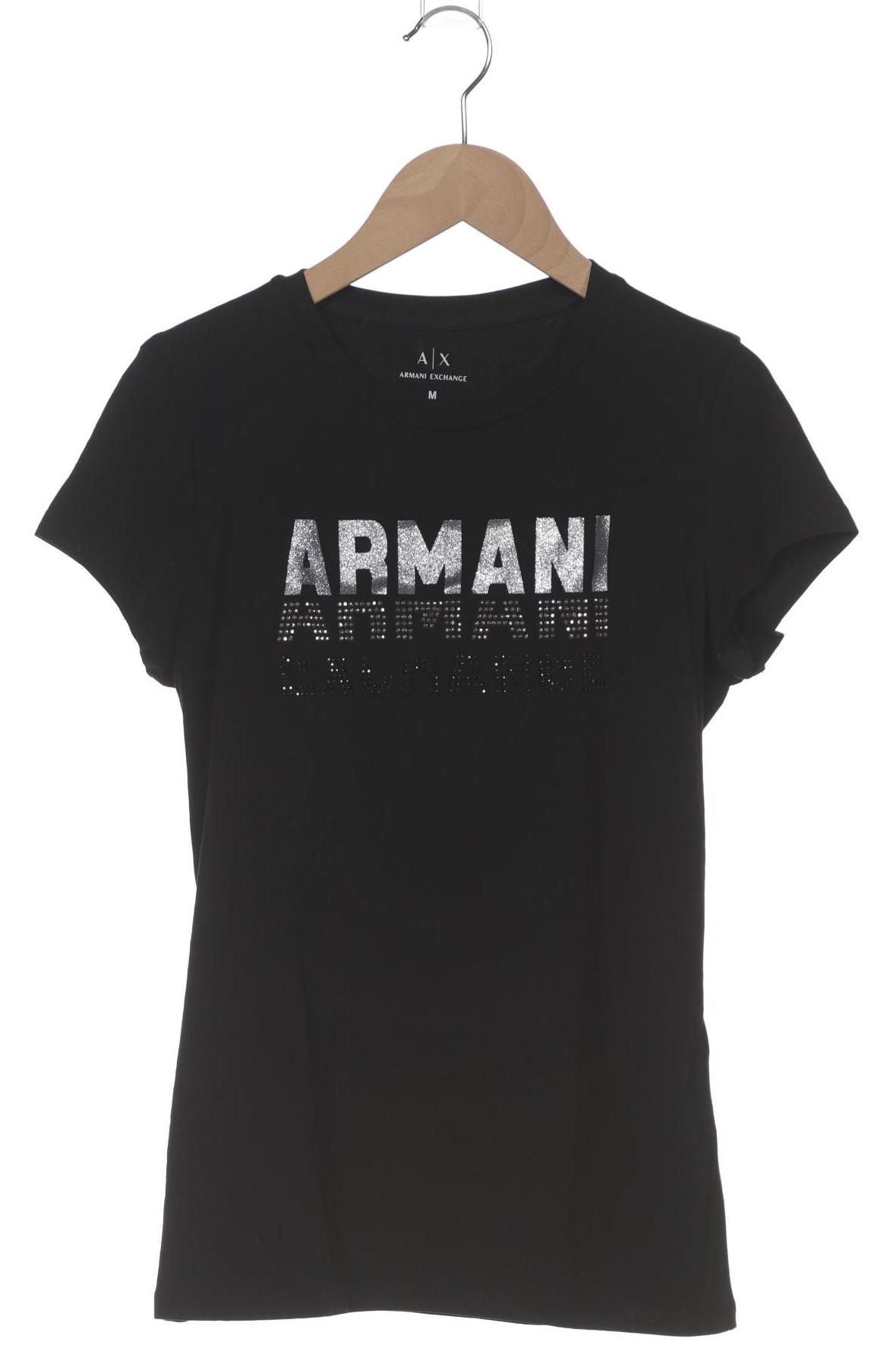 

AX Armani Exchange Damen T-Shirt, schwarz, Gr. 38