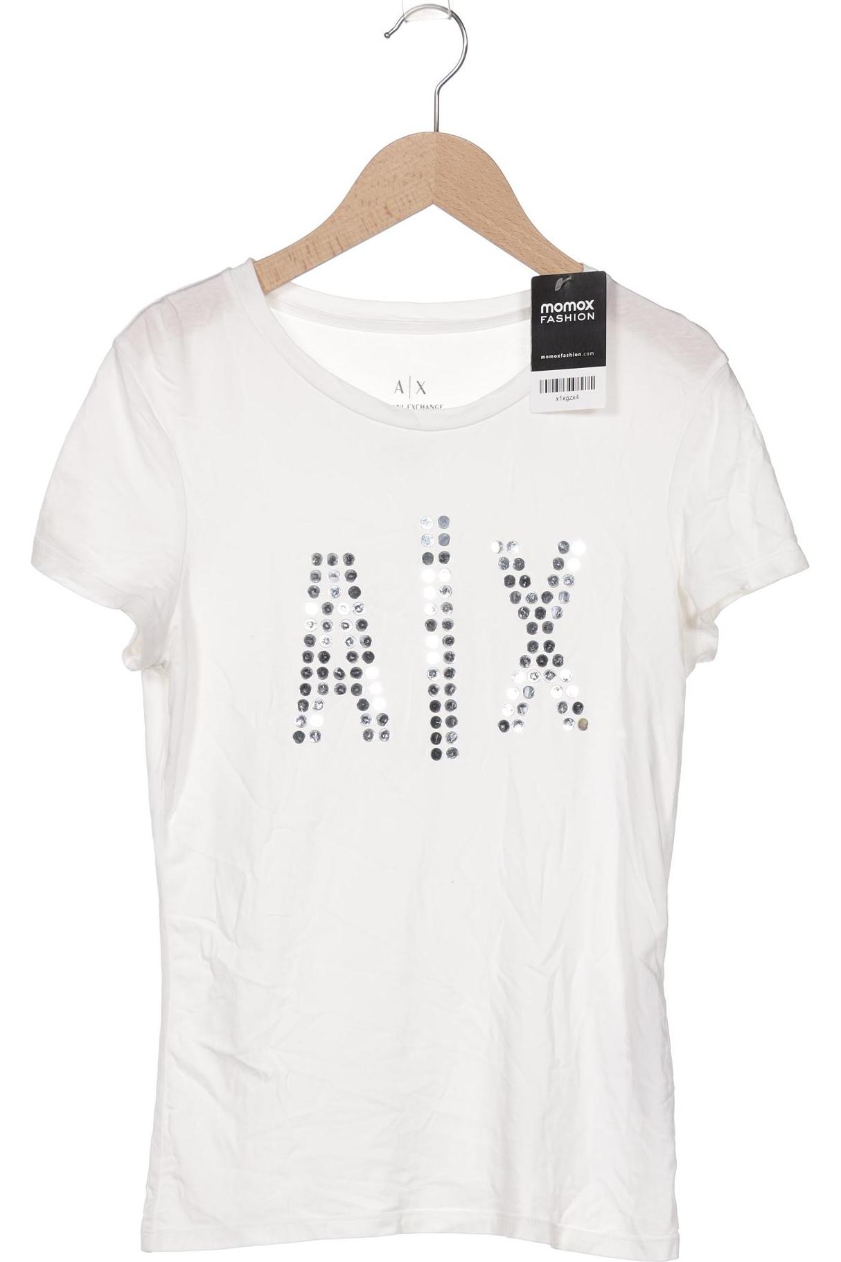 

AX Armani Exchange Damen T-Shirt, weiß, Gr. 36