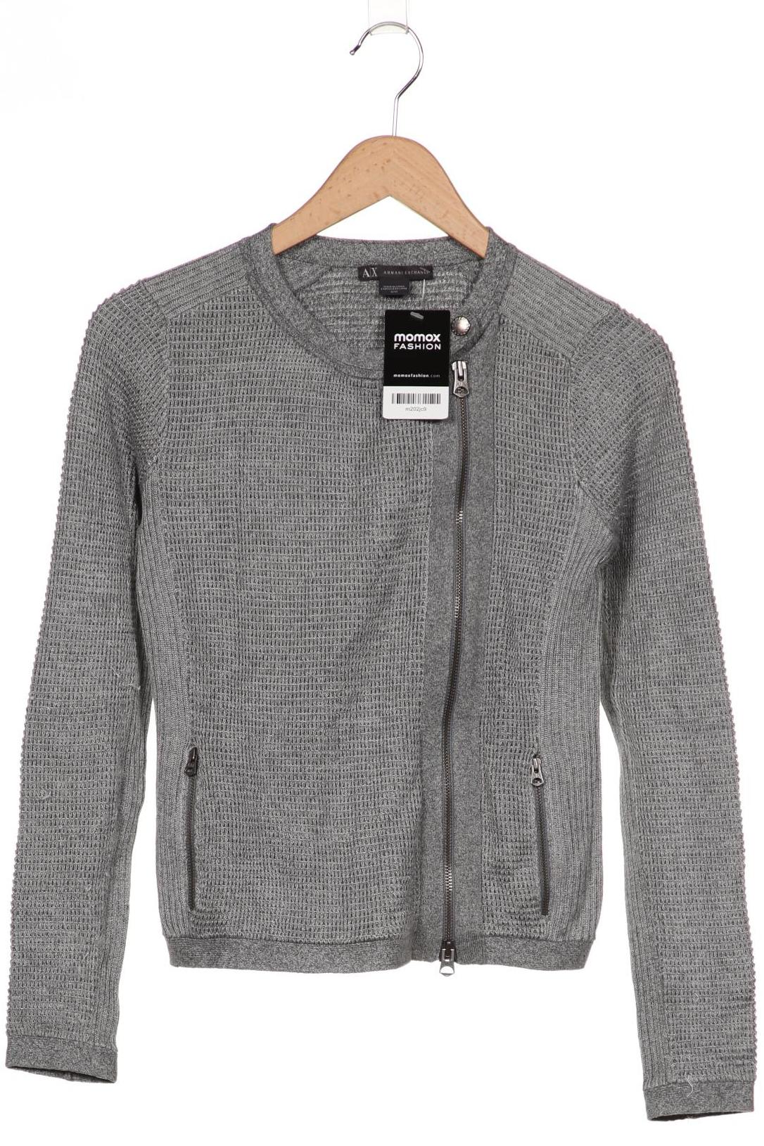 

AX Armani Exchange Damen Strickjacke, grau