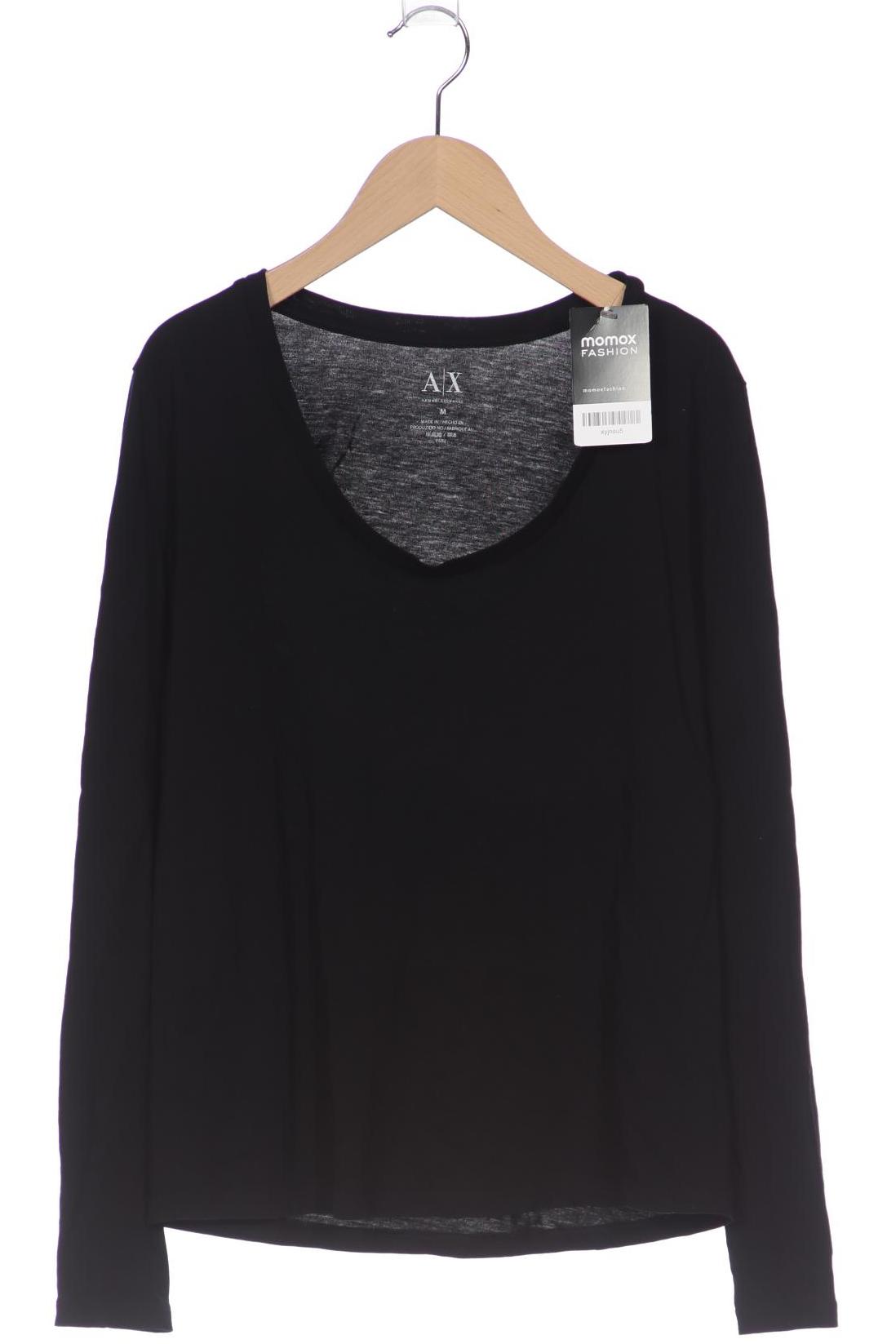 

AX Armani Exchange Damen Langarmshirt, schwarz