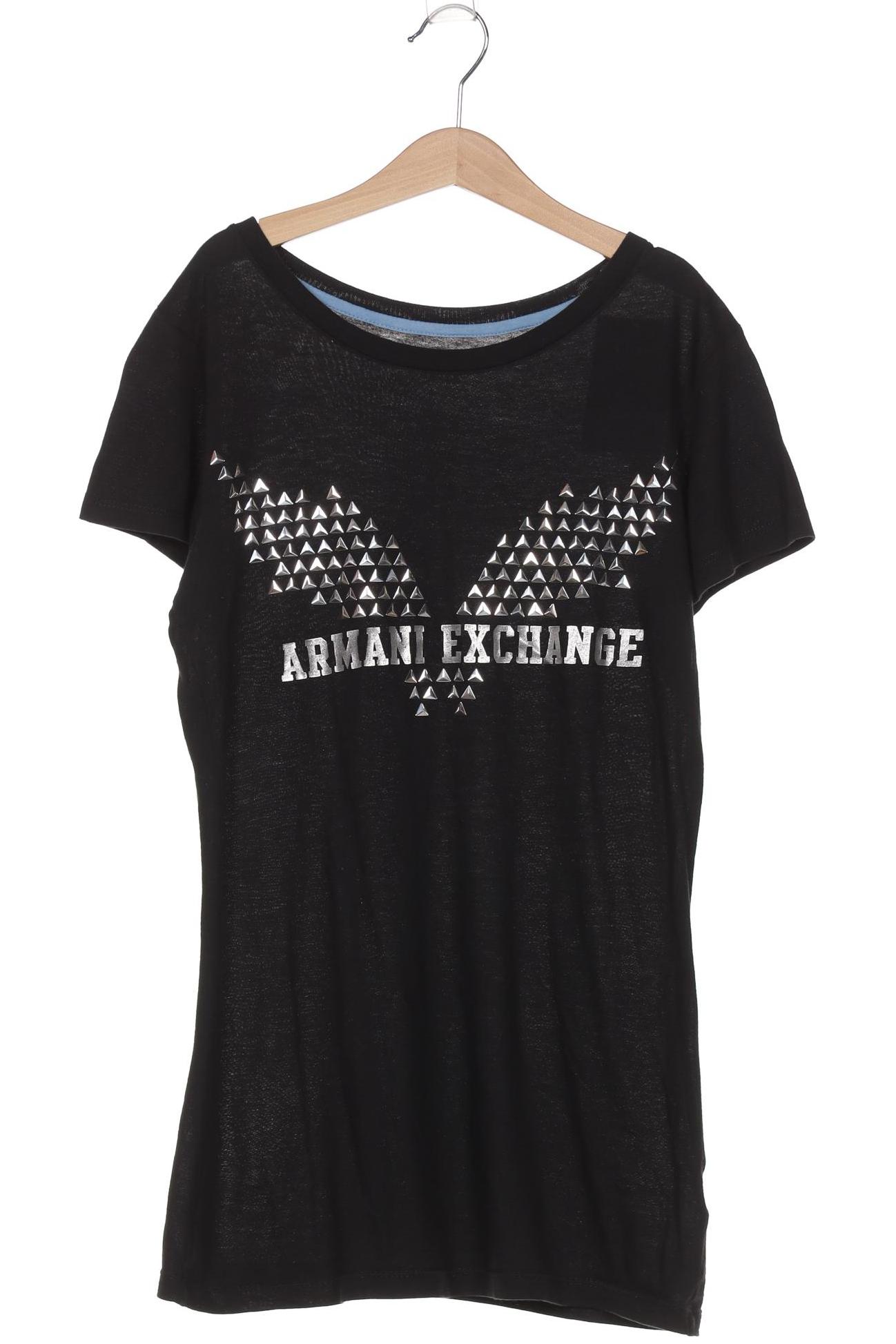 

AX Armani Exchange Damen T-Shirt, schwarz, Gr. 36