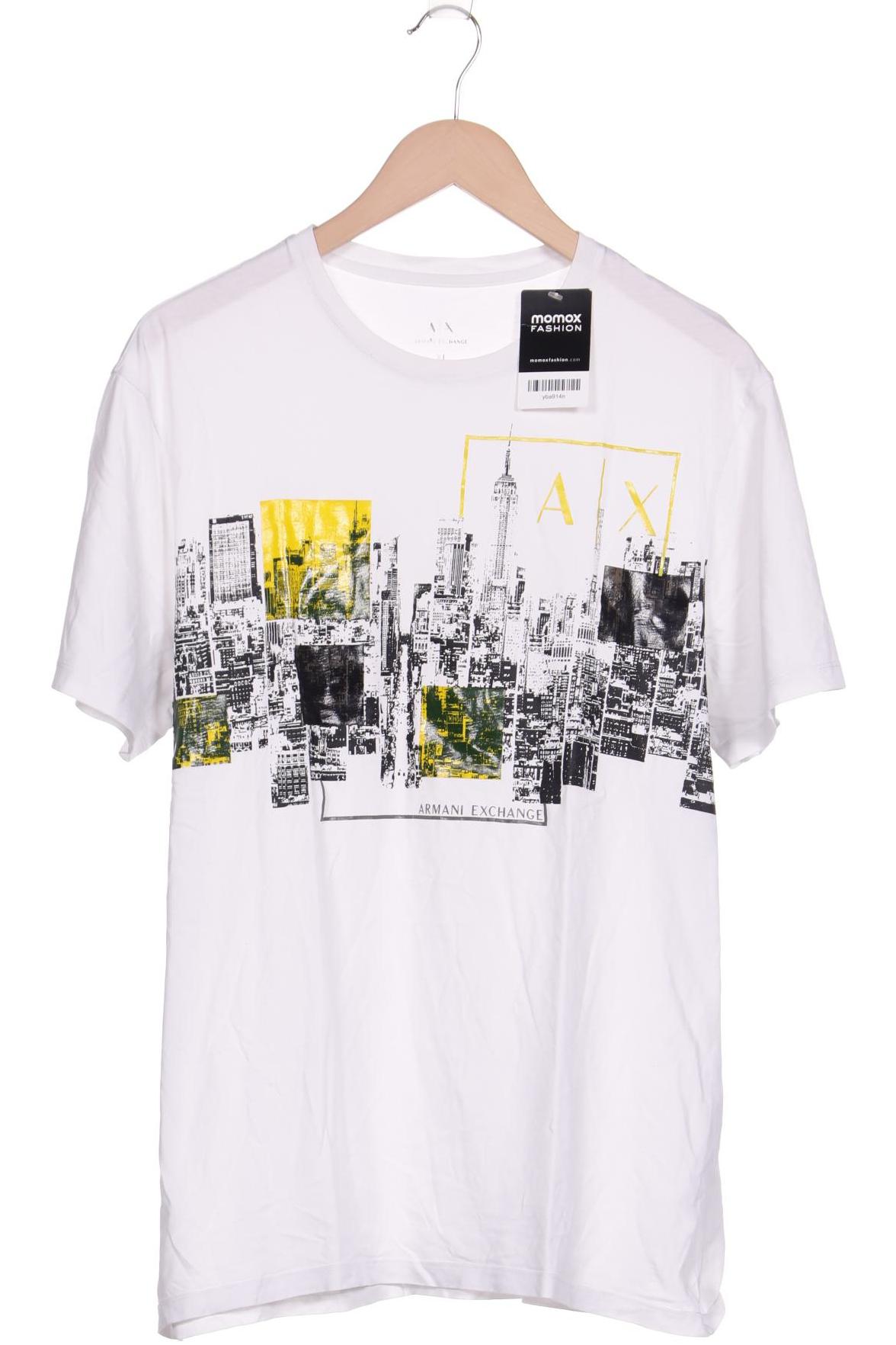 

AX Armani Exchange Herren T-Shirt, weiß