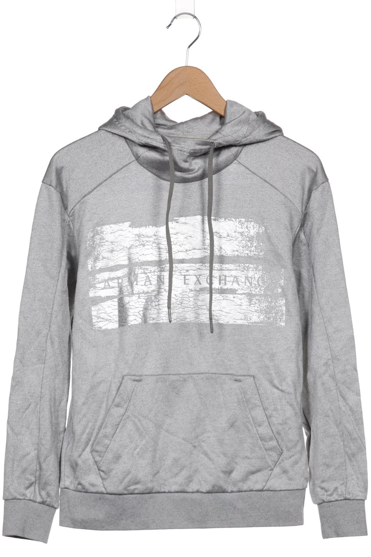 

AX Armani Exchange Herren Kapuzenpullover, silber, Gr. 46