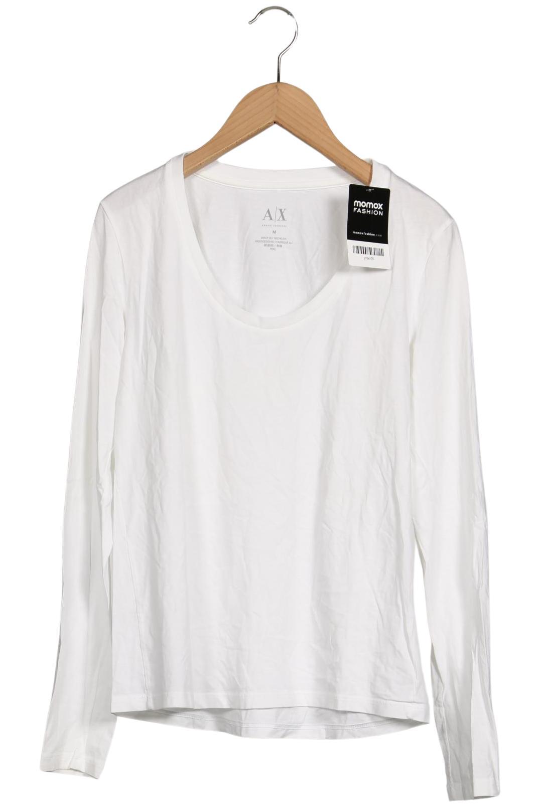 

AX Armani Exchange Damen Langarmshirt, weiß, Gr. 38