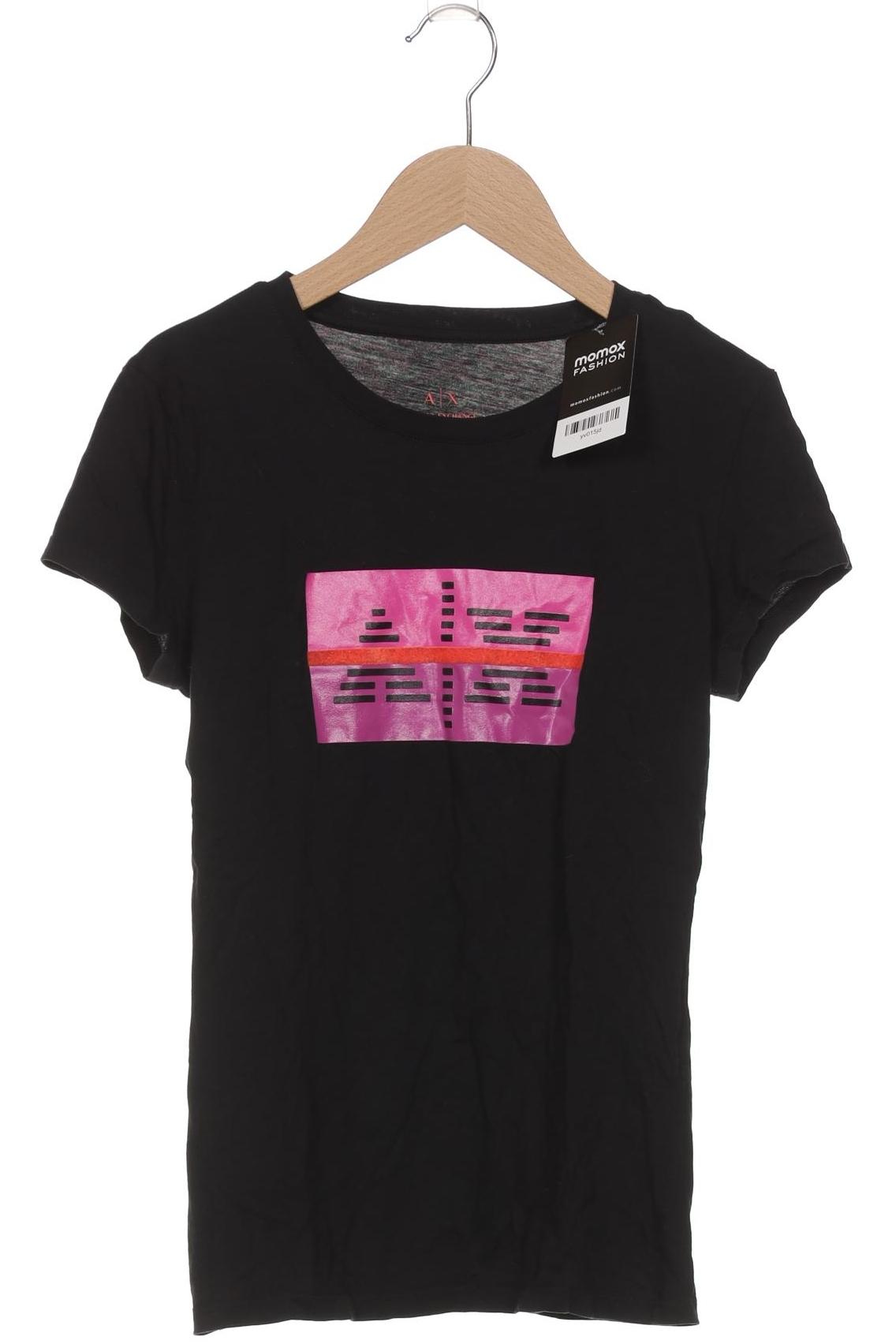 

AX Armani Exchange Damen T-Shirt, schwarz, Gr. 36