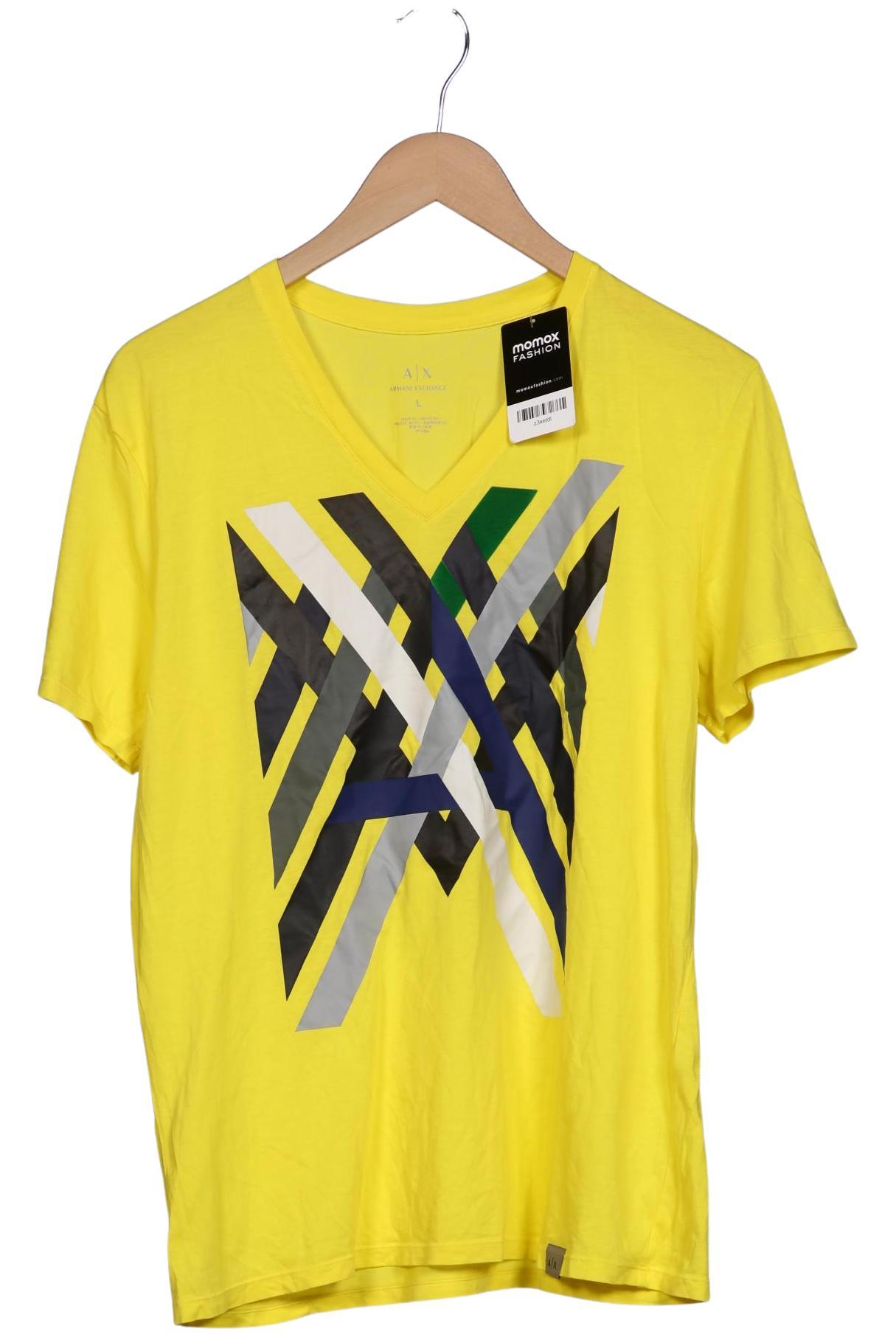 

AX Armani Exchange Herren T-Shirt, gelb, Gr. 52