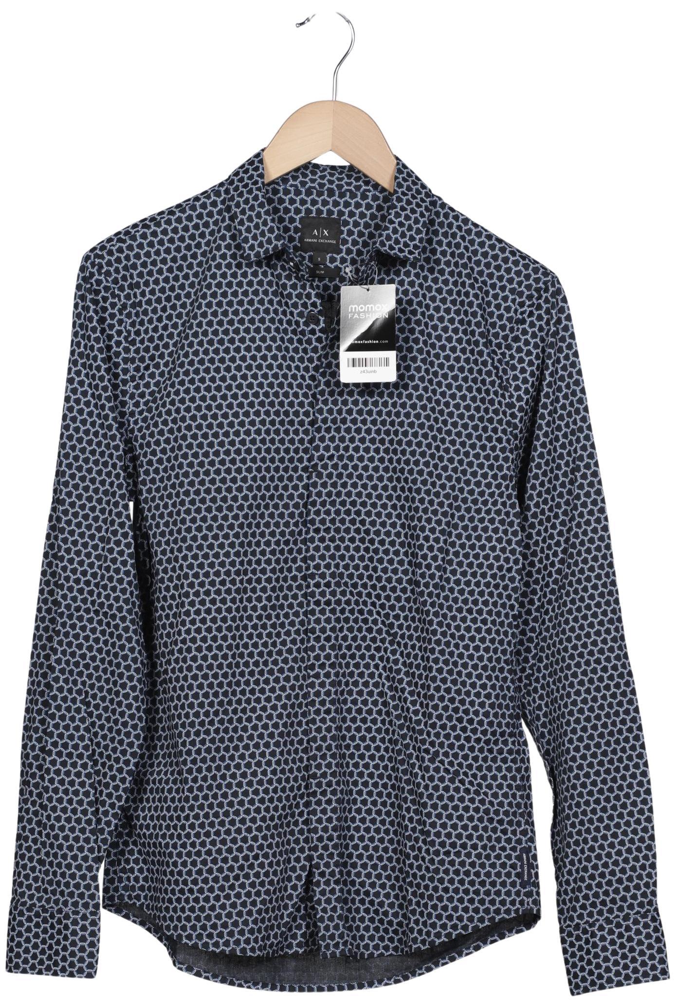 

AX Armani Exchange Herren Hemd, marineblau, Gr. 46
