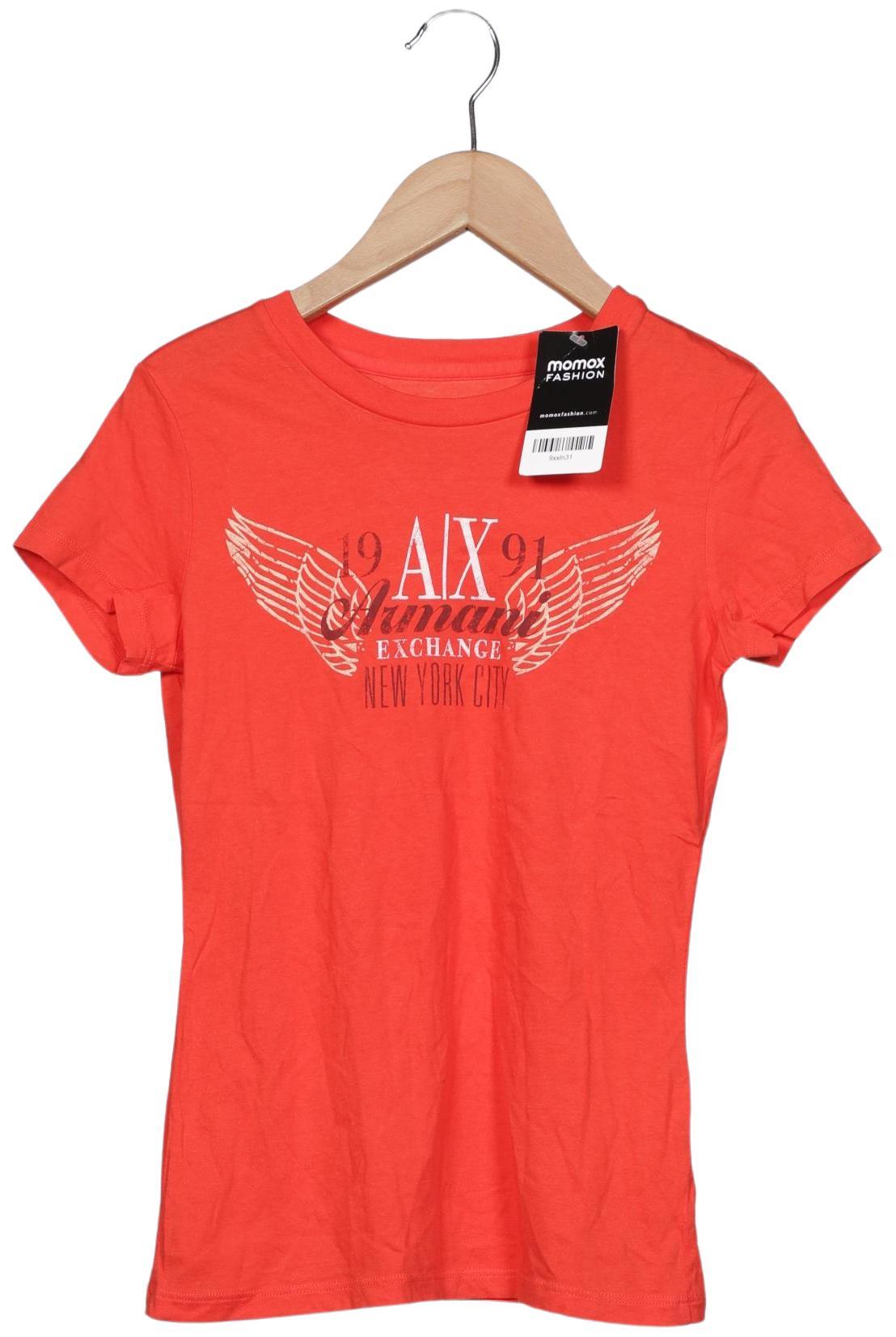 

AX Armani Exchange Damen T-Shirt, rot, Gr. 34