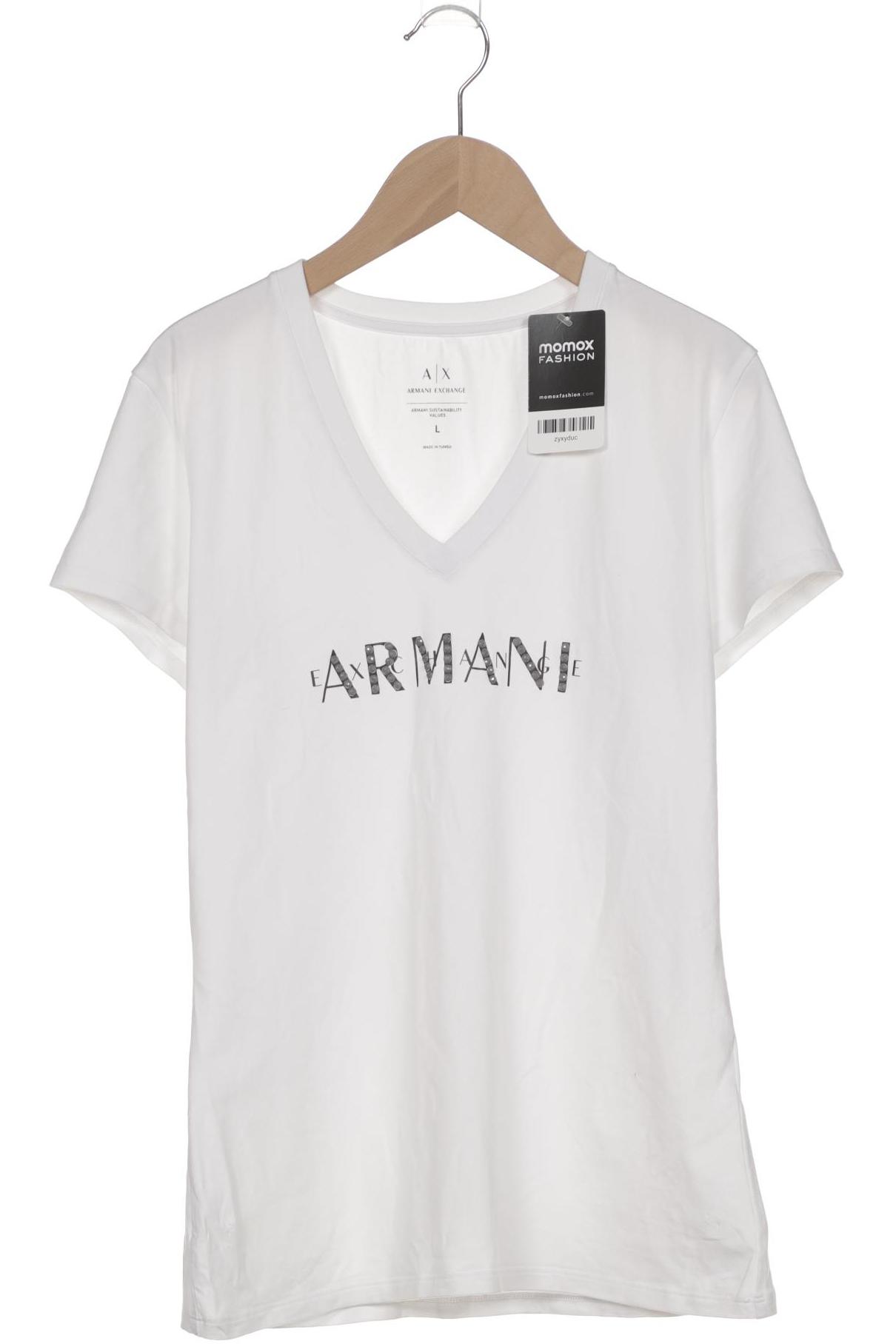 

AX Armani Exchange Damen T-Shirt, weiß, Gr. 42