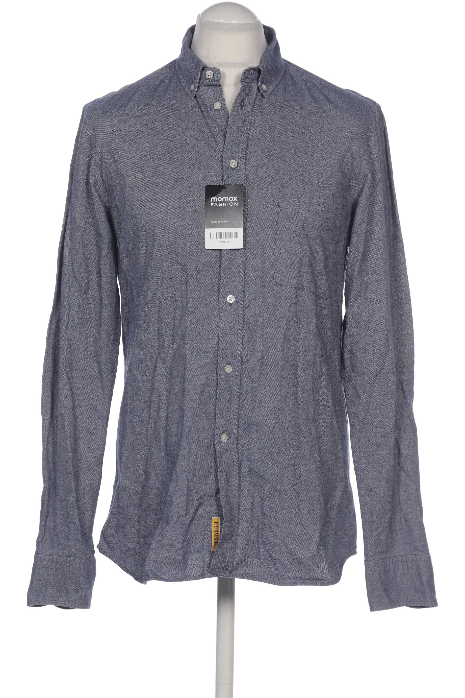 

B.d.baggies Herren Hemd, blau, Gr. 52