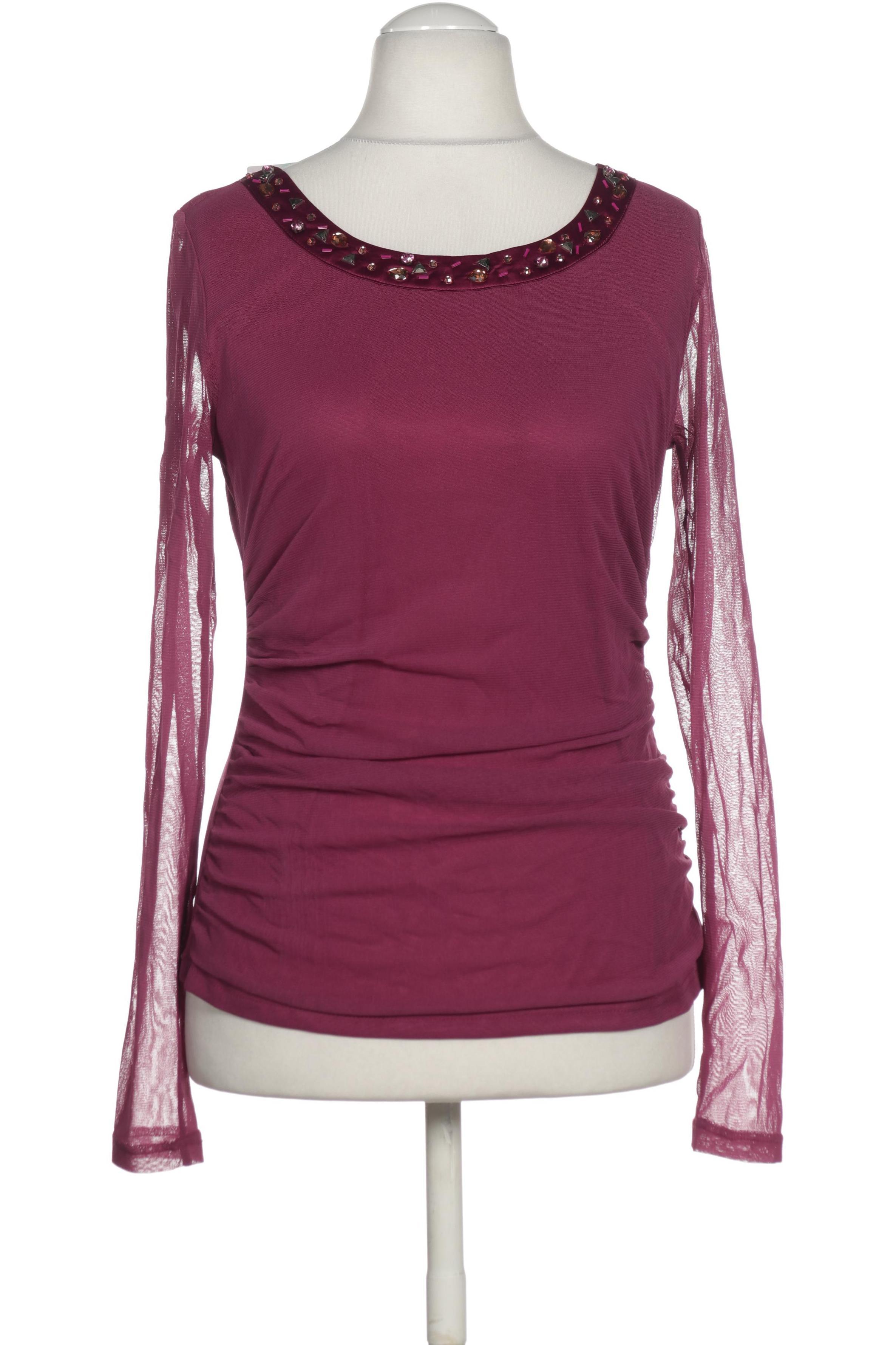 

Barbara Schwarzer Damen Langarmshirt, lila, Gr.