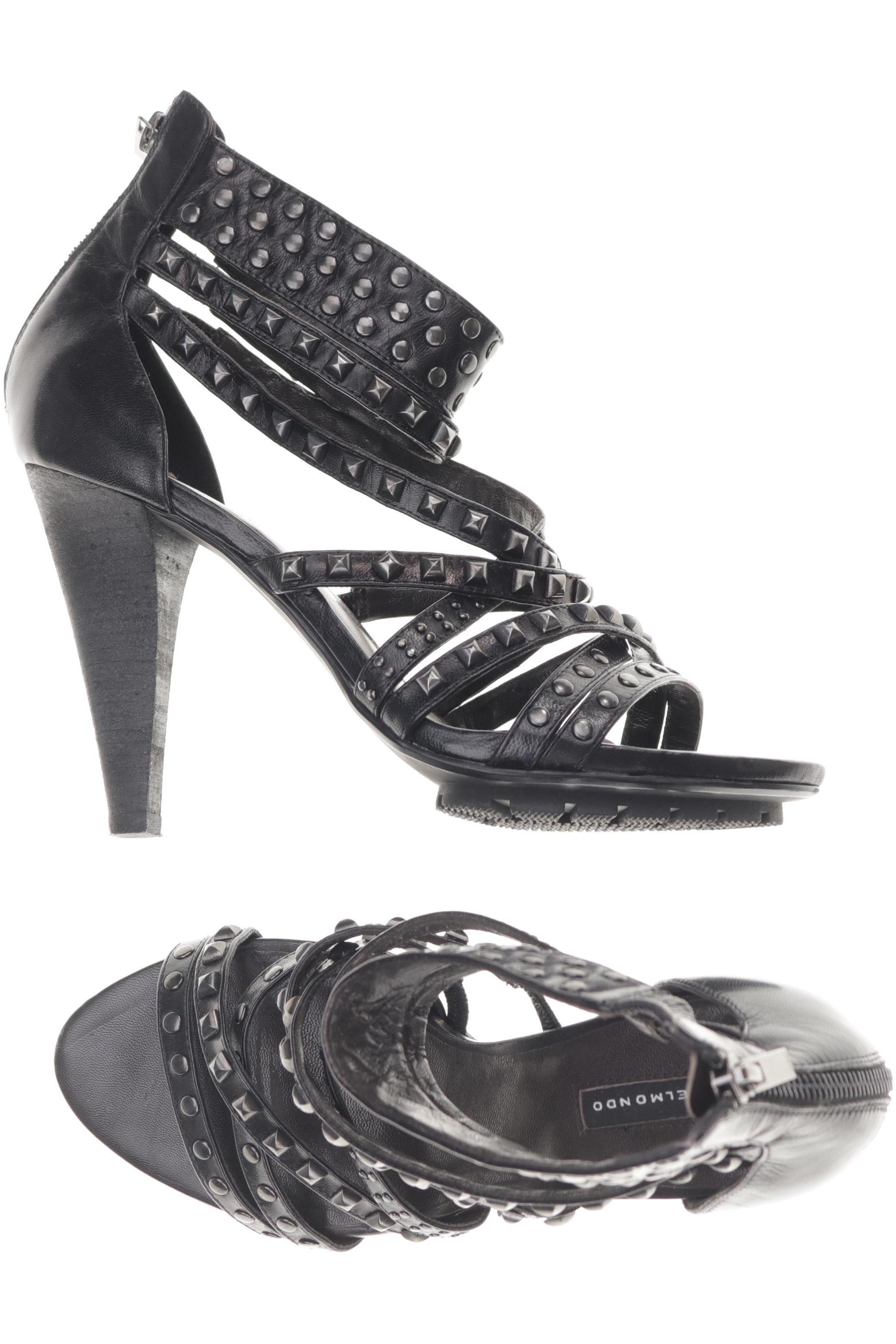 

Belmondo Damen Sandale, schwarz, Gr. 39