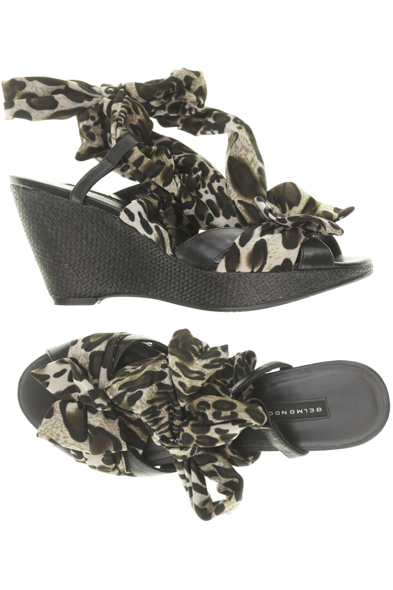 

Belmondo Damen Sandale, schwarz, Gr. 38