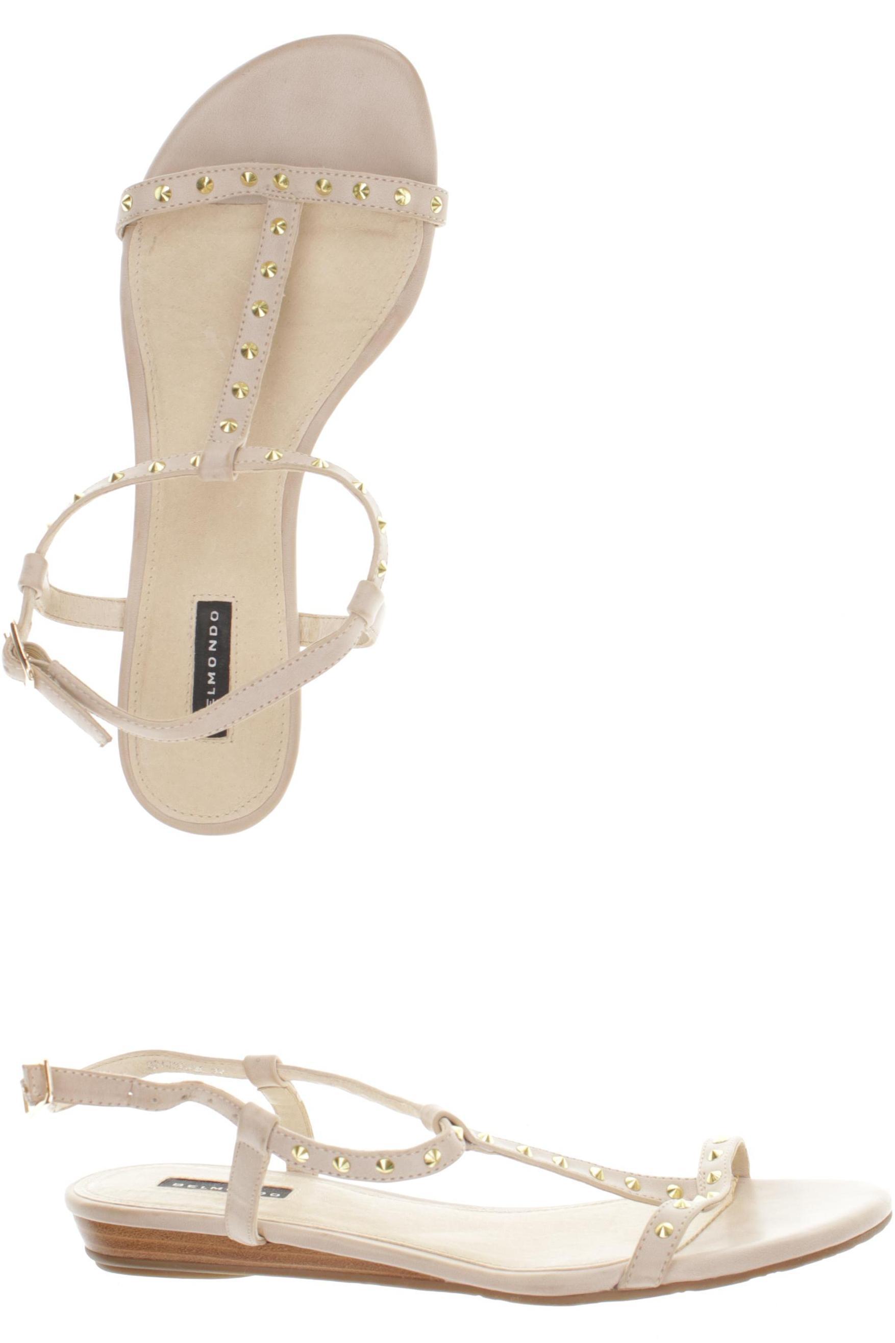 

Belmondo Damen Sandale, beige, Gr. 37