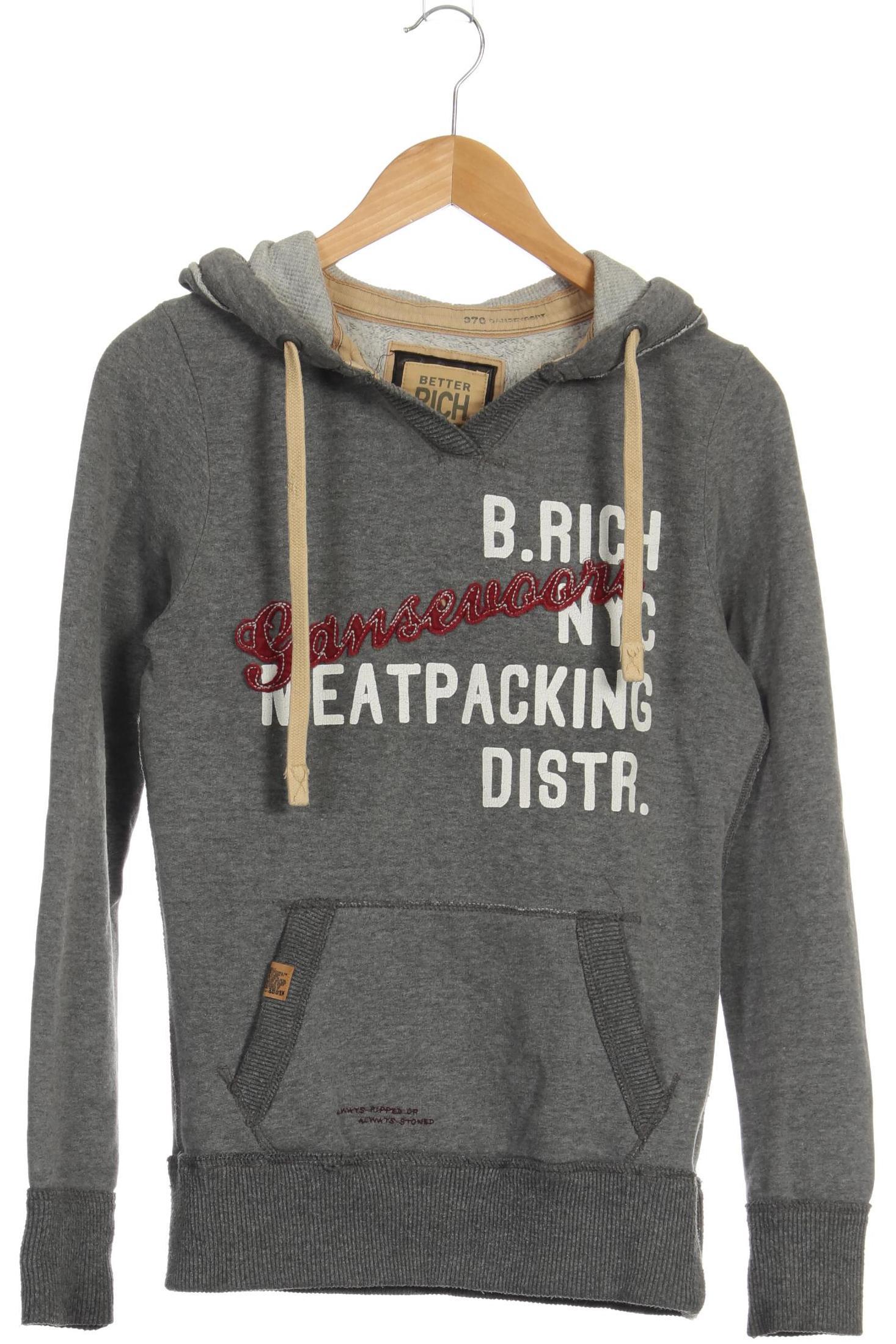 

Better Rich Damen Kapuzenpullover, grau, Gr.