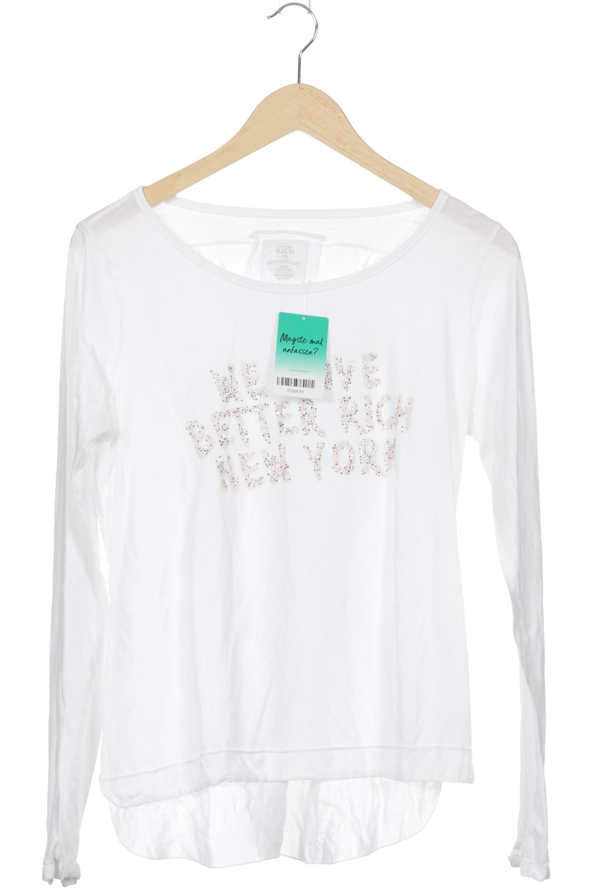 

Better Rich Damen Langarmshirt, weiß, Gr.